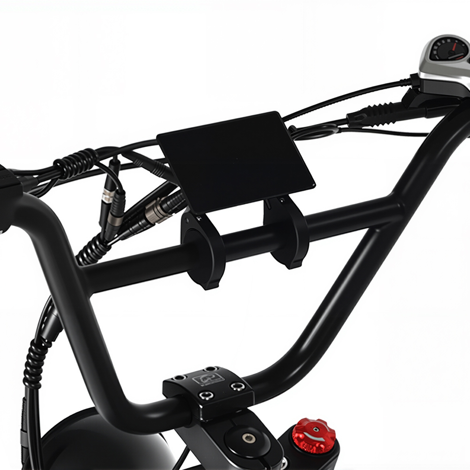 EMMO Paralo eScooter - Fat Tire Moped Style Electric Bike UL Certified - 48V 750W Black- Color Display w/ Navigation - 125km Long Range