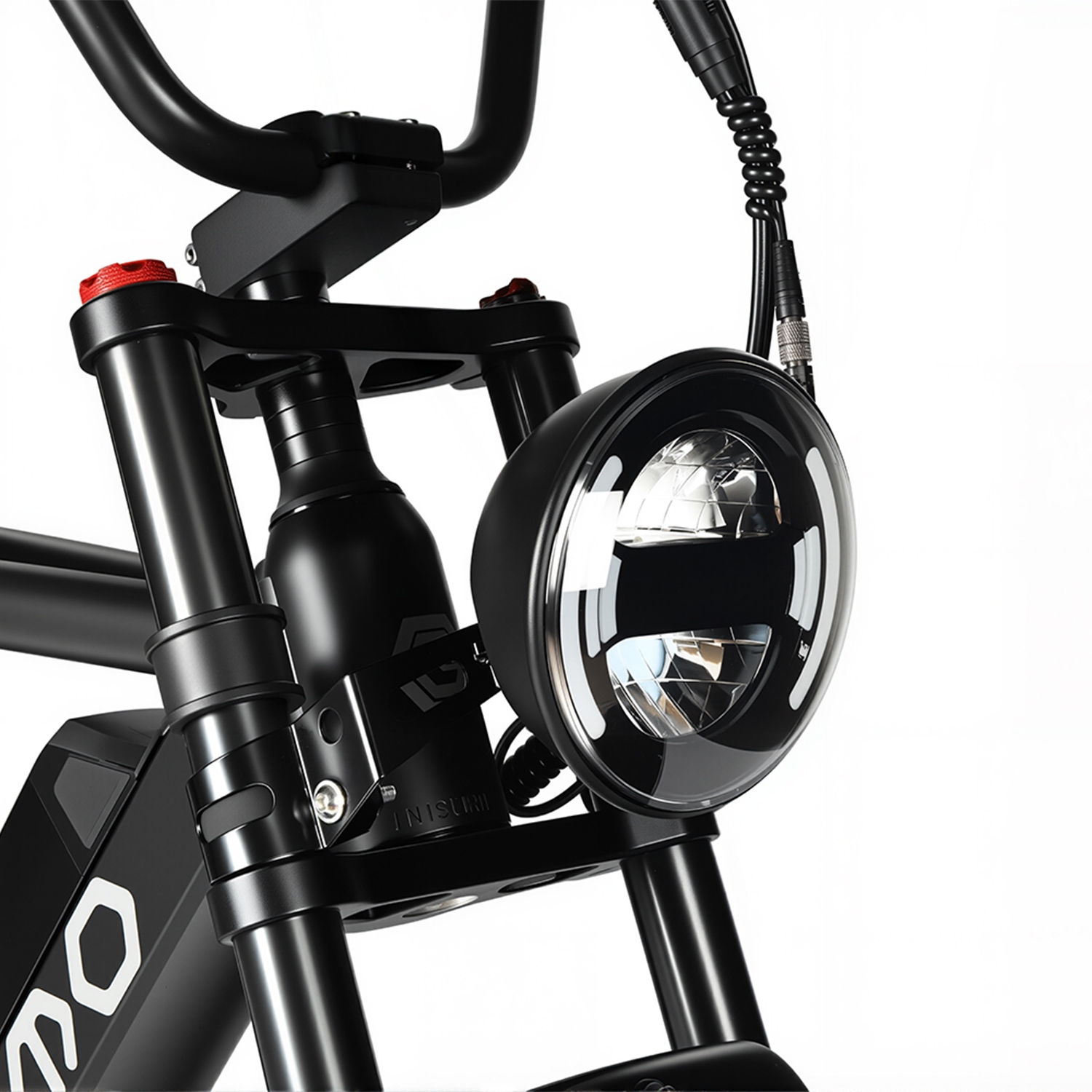 EMMO Paralo eScooter - Fat Tire Moped Style Electric Bike UL Certified - 48V 750W Black- Color Display w/ Navigation - 125km Long Range