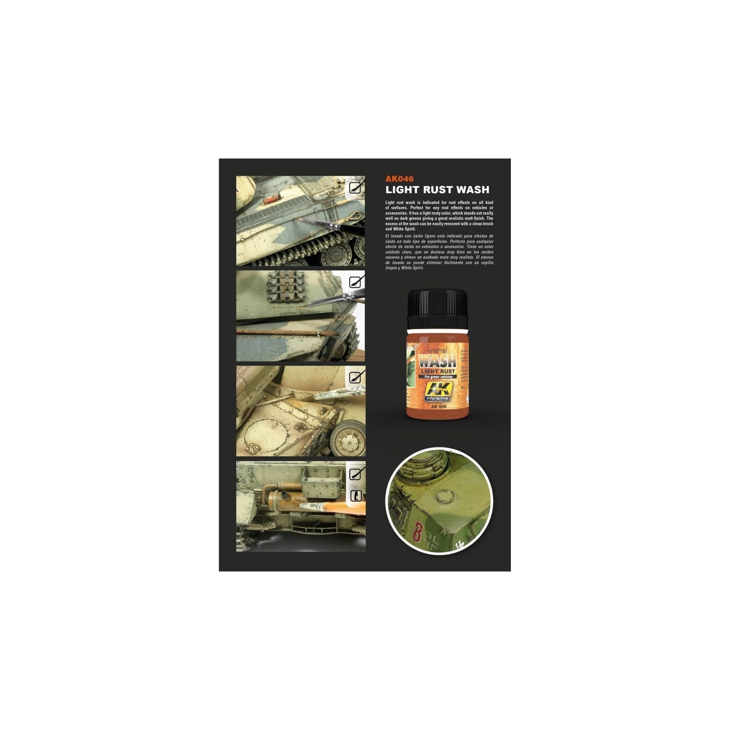 AK – Détergent interactif contre la rouille et les intempéries