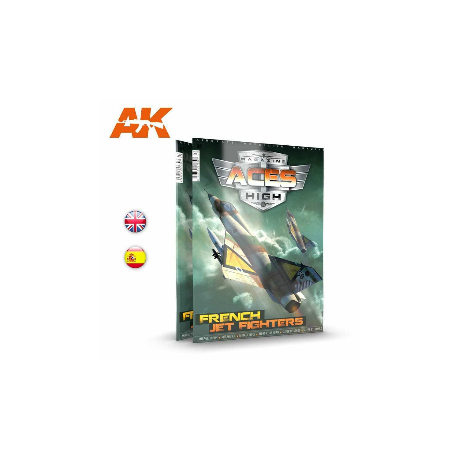 AK Interactive Issue 15. FRENCH JET FIGHTERS - English New