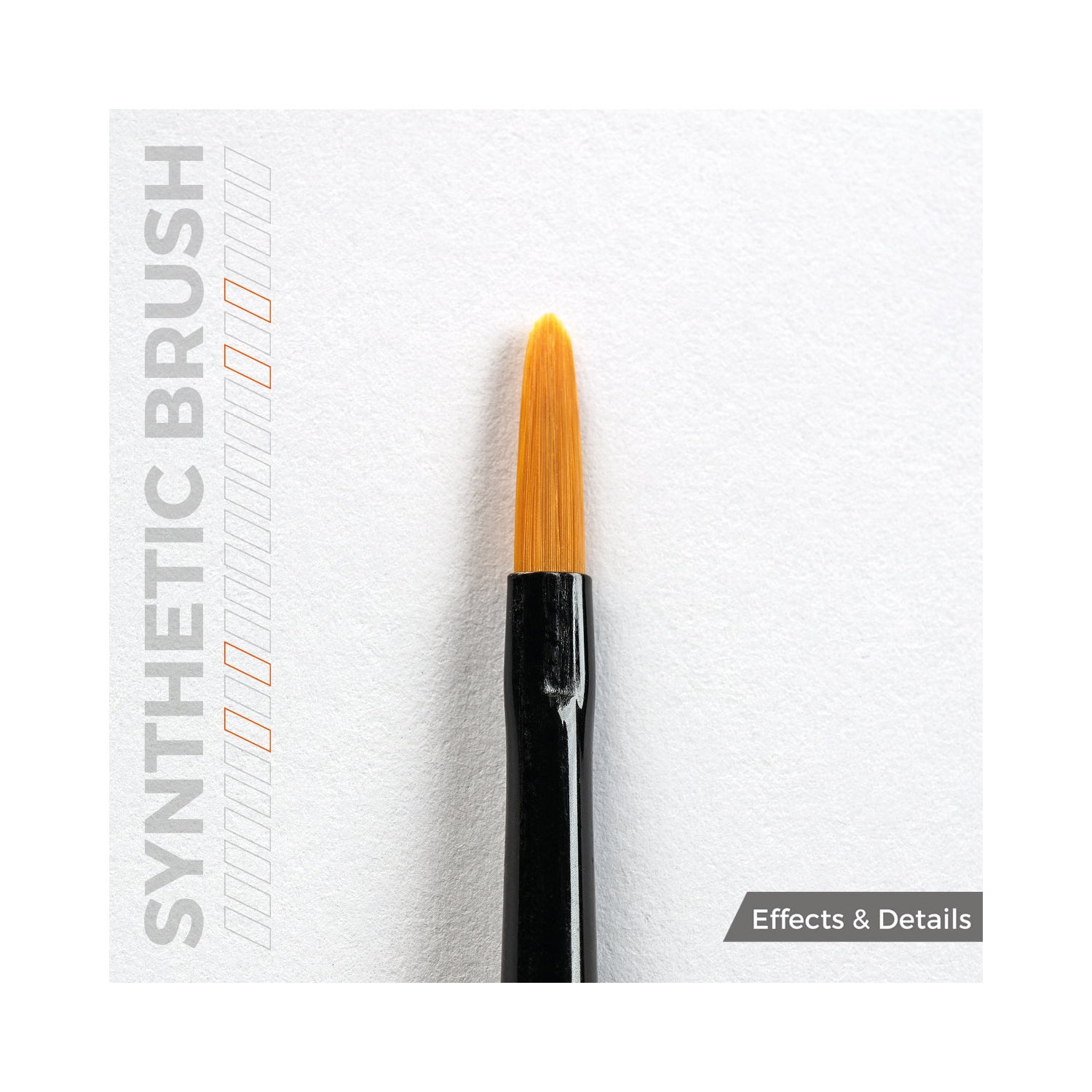 Brosse synthétique interactive AK - Filbert 2