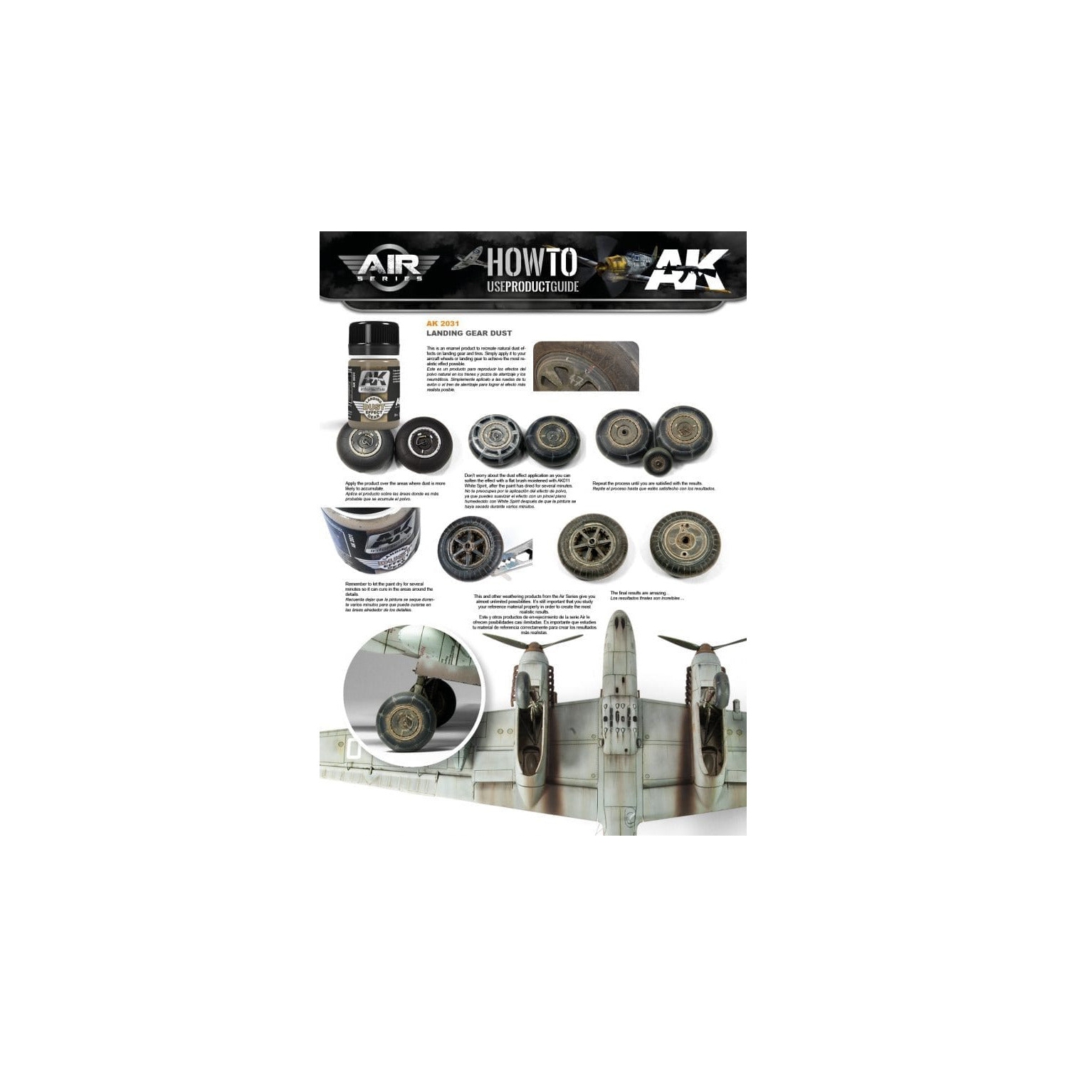 AK Interactive Weathering Landing Gear Dust