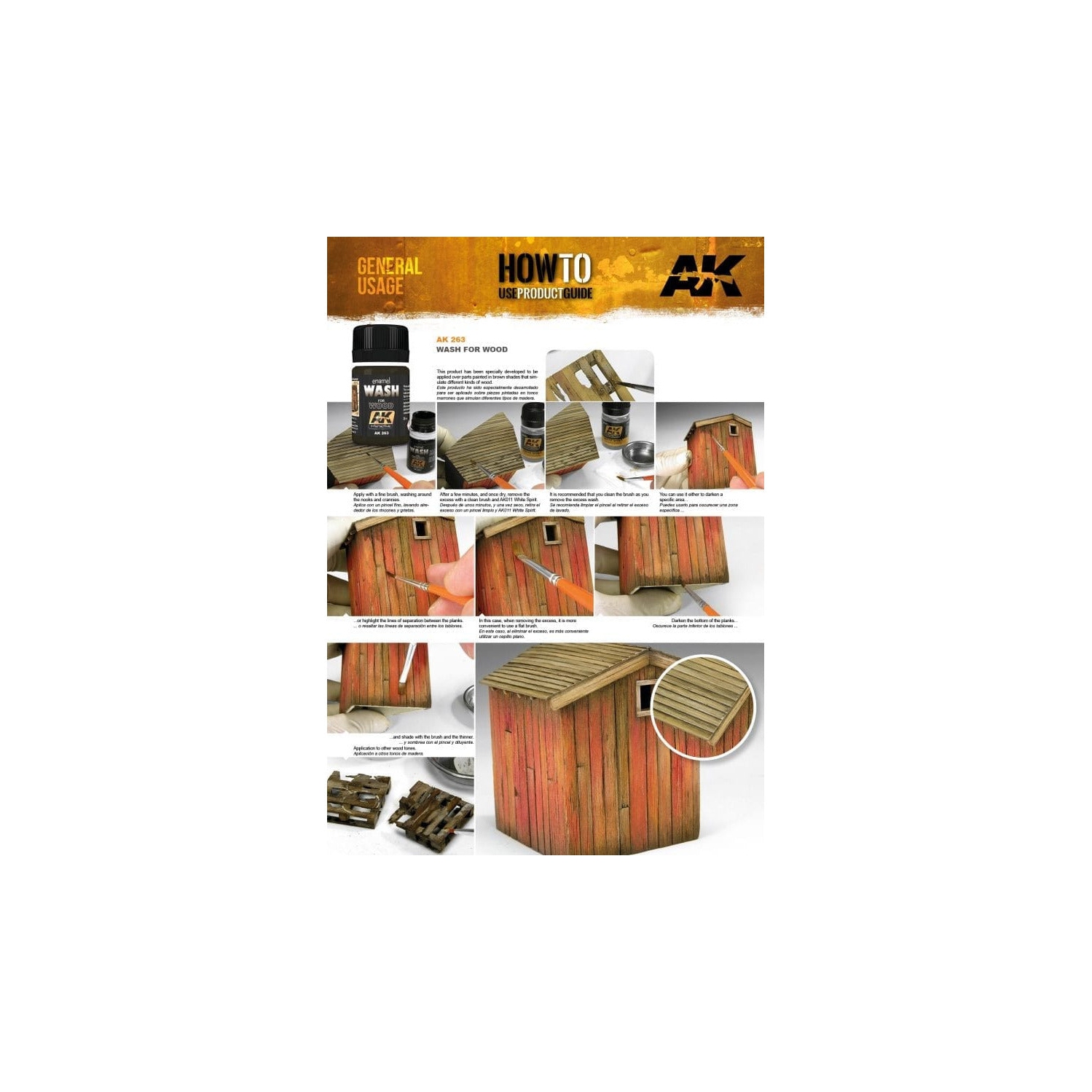 AK Interactive Weathering Wash for Wood