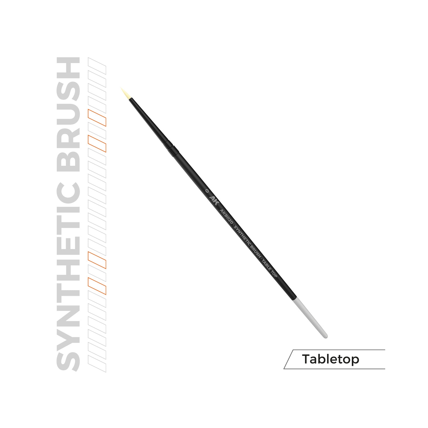 Brosse de table synthétique interactive d'AK - 0