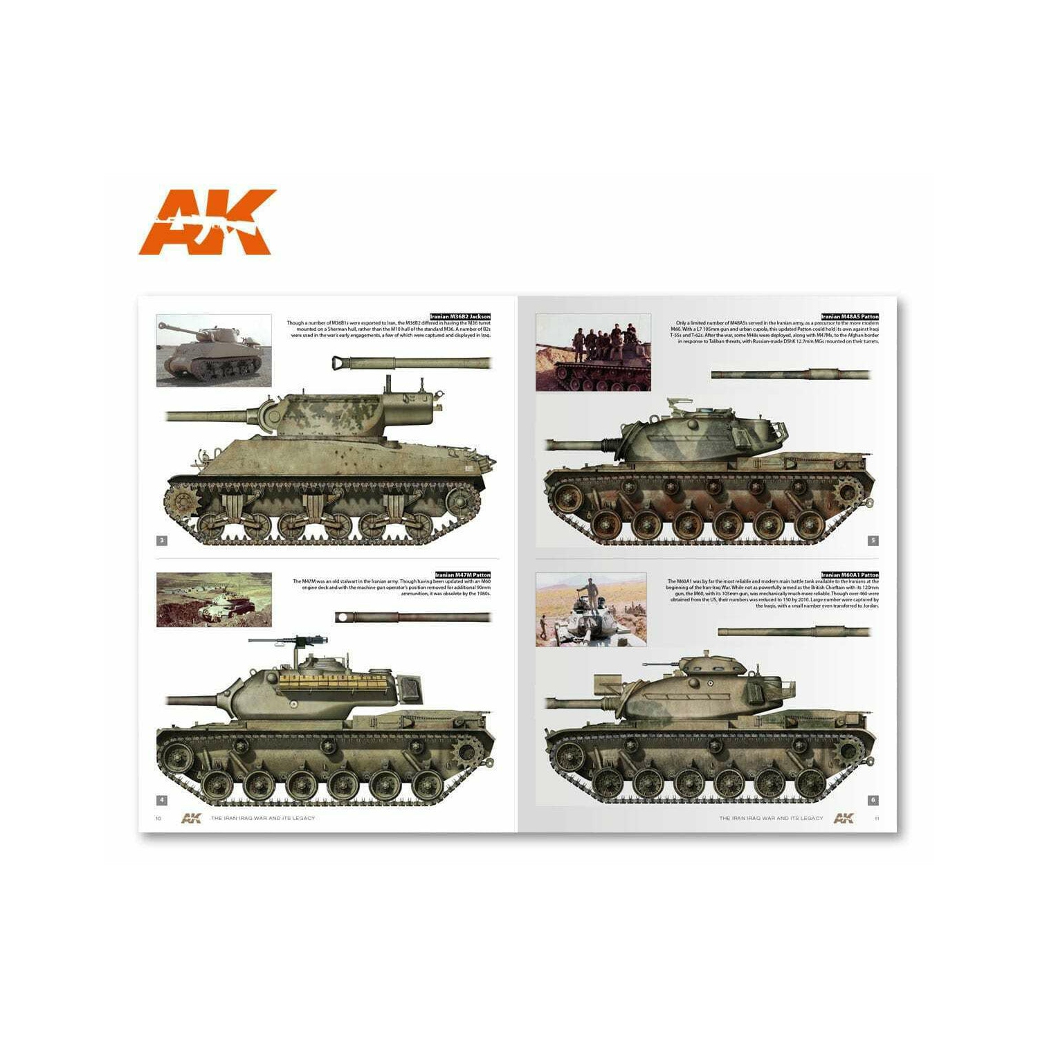 AK Interactive L'Iran Irak Wars 1980-1988 Vol. 4 Nouveau