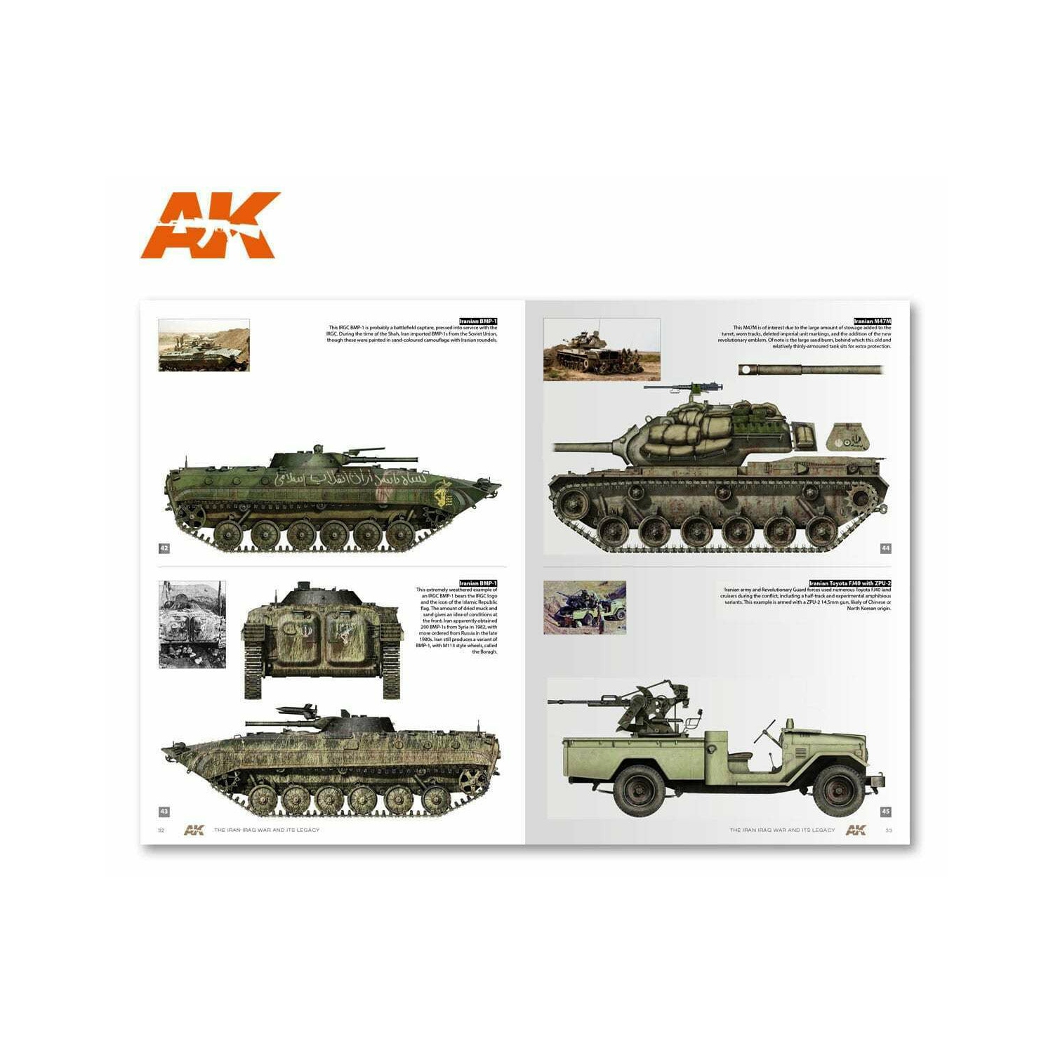 AK Interactive L'Iran Irak Wars 1980-1988 Vol. 4 Nouveau