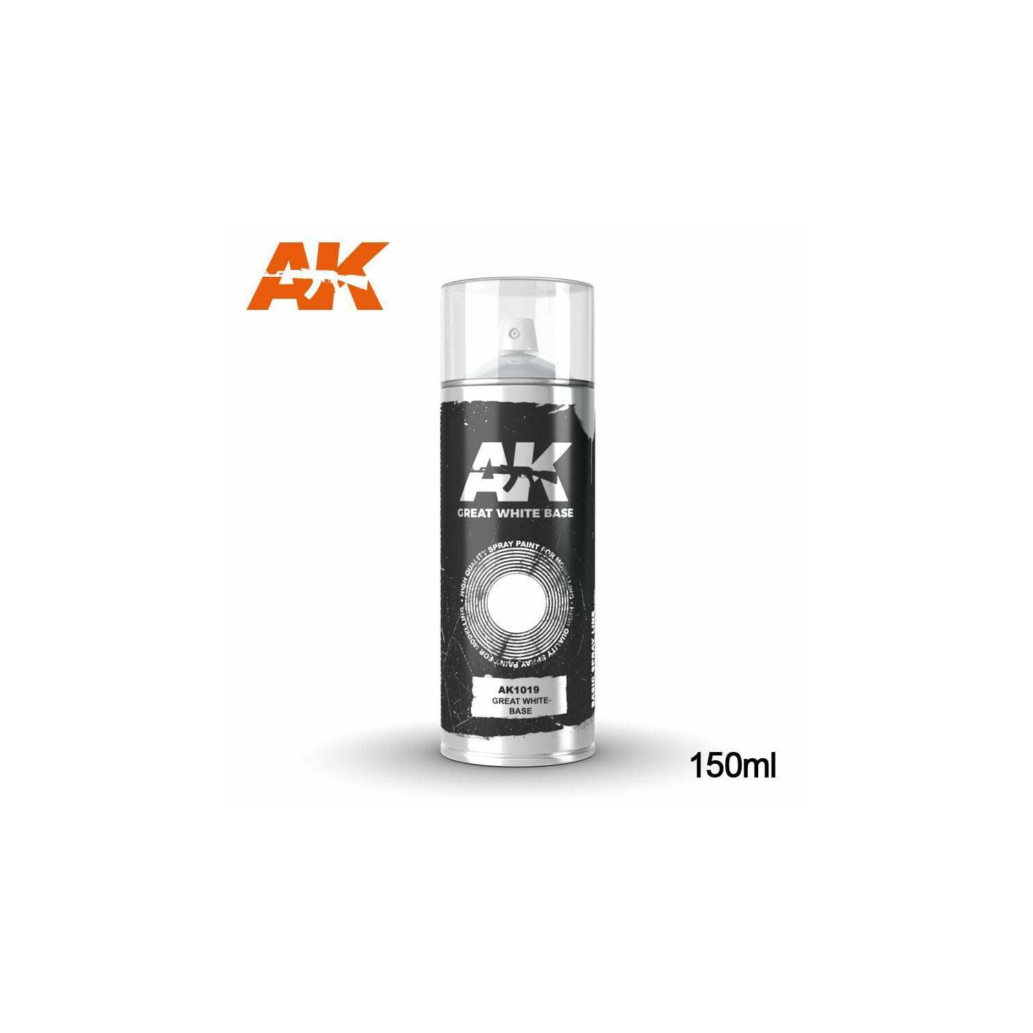 AK Interactive Great White Base – Spray 150&nbsp;ml Nouveau
