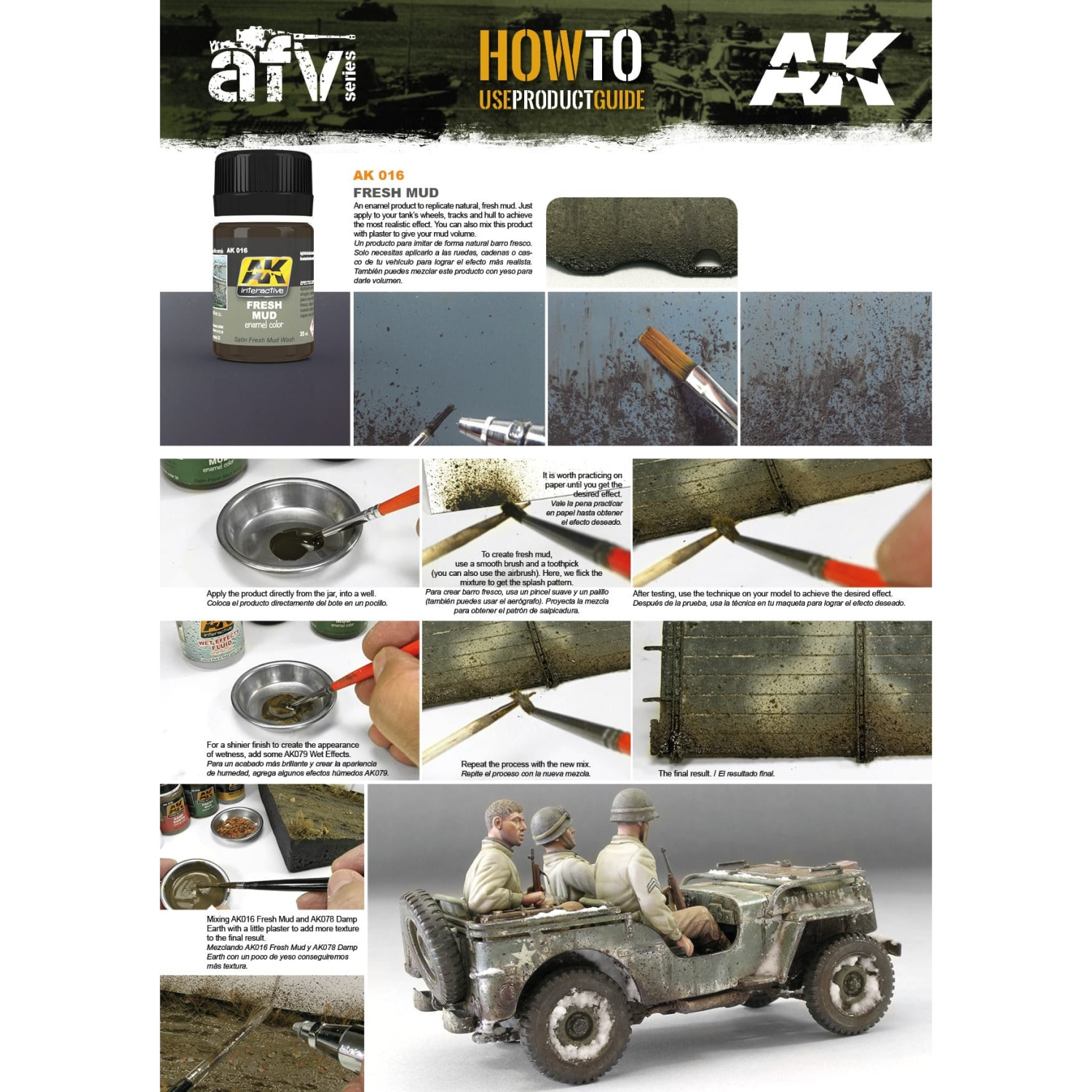 AK Interactive Weathering Fresh Mud