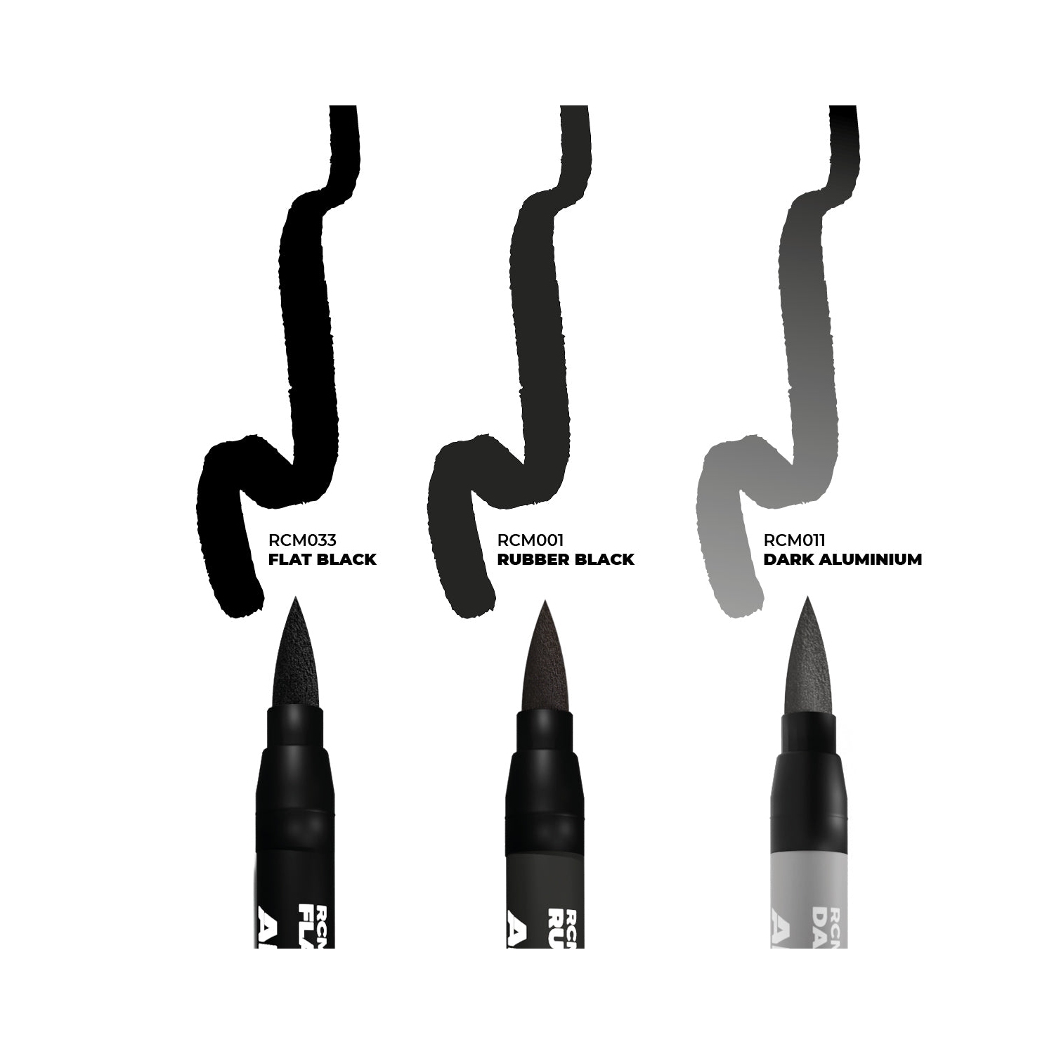 AK Interactive Real Colors Markers Wheels Set of 3 Markers