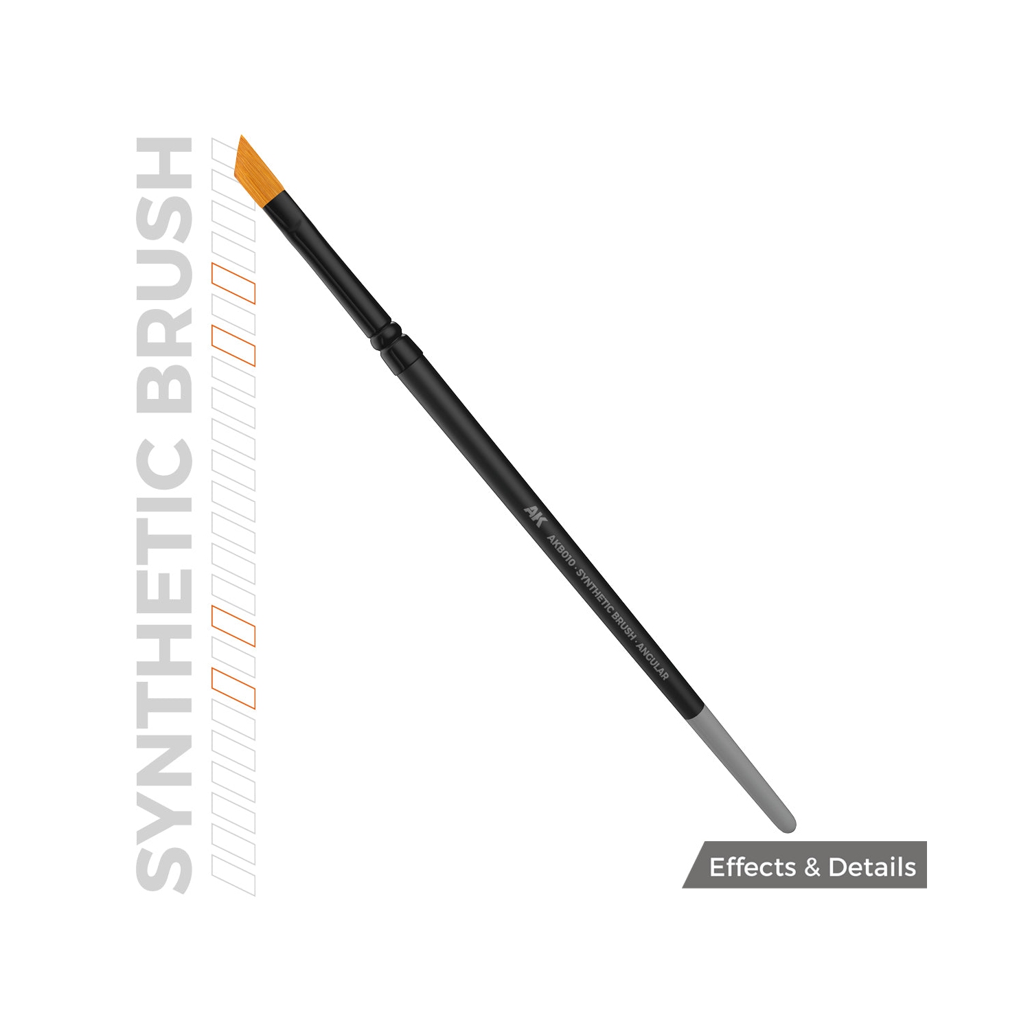 Pinceau synthétique interactif AK - Angulaire