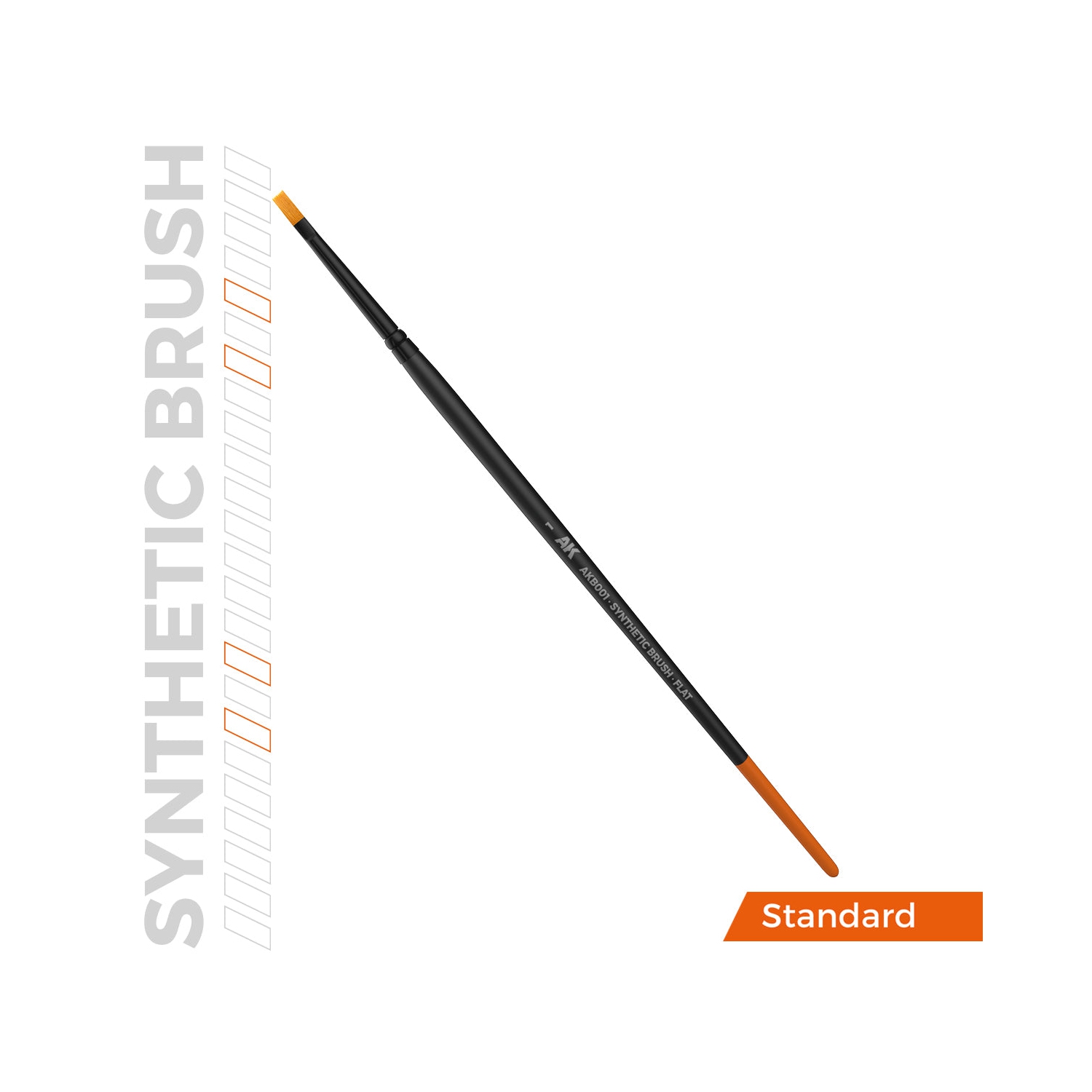 Brosse synthétique interactive AK - Plat 1