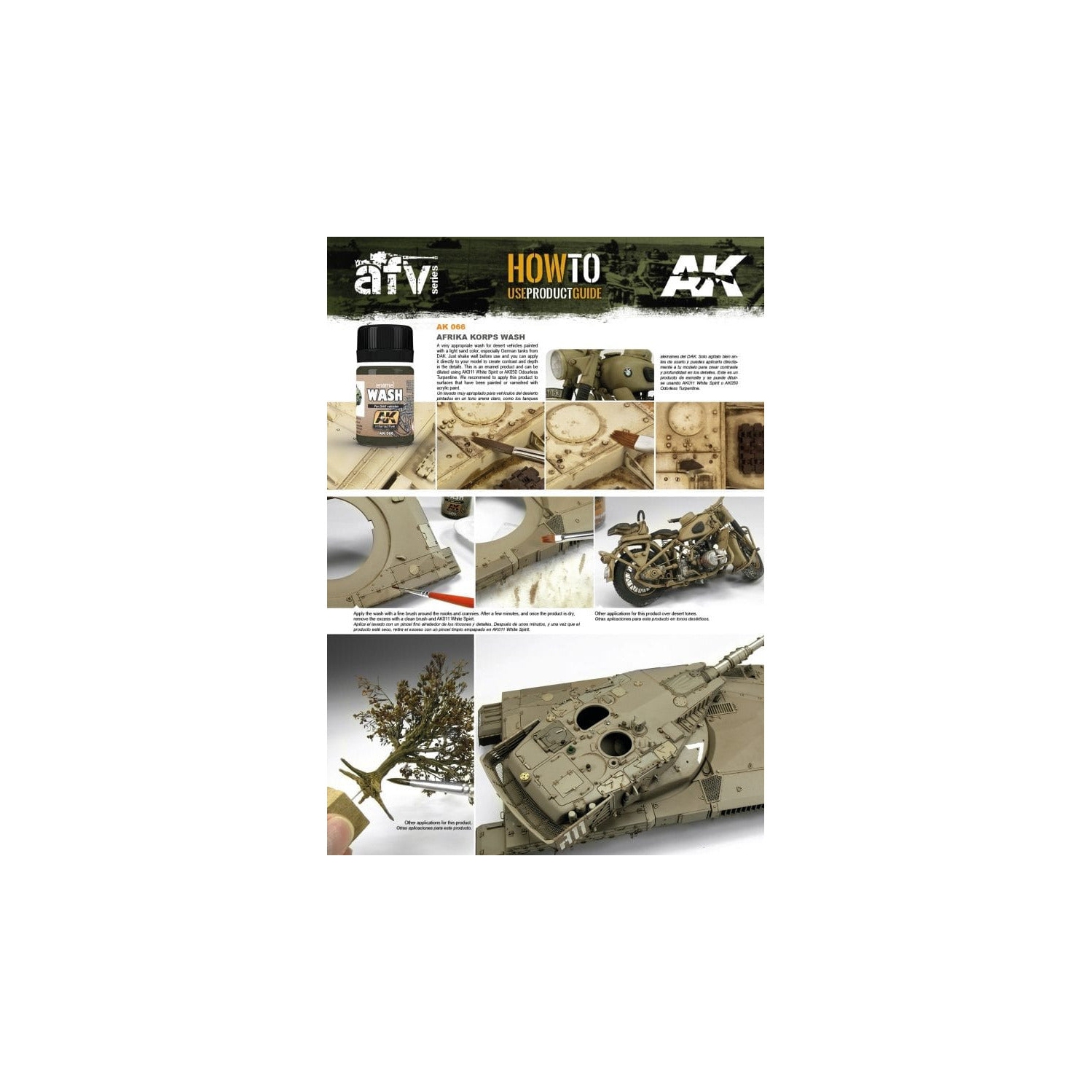 AK Interactive Weather Wash for Dak Vehicles émail Wash