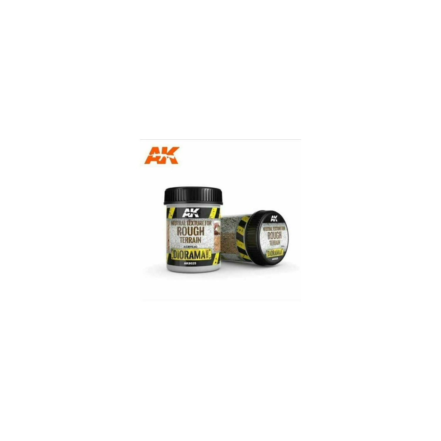 AK Interactive Neutral Texture For Rough Terrain 250ml New