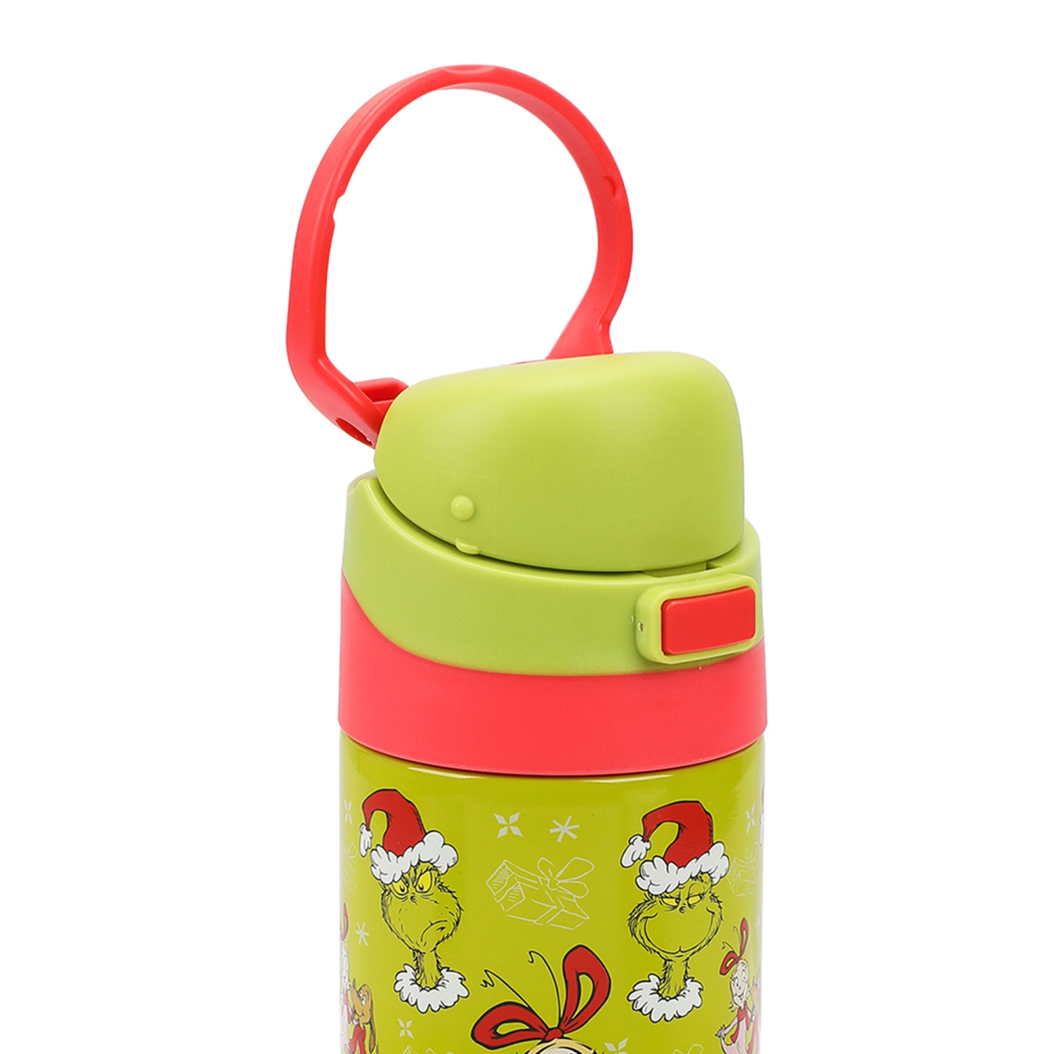 Bouteille d'eau en acier inoxydable vert de 24 oz de The Grinch & Cindy-Lou Who