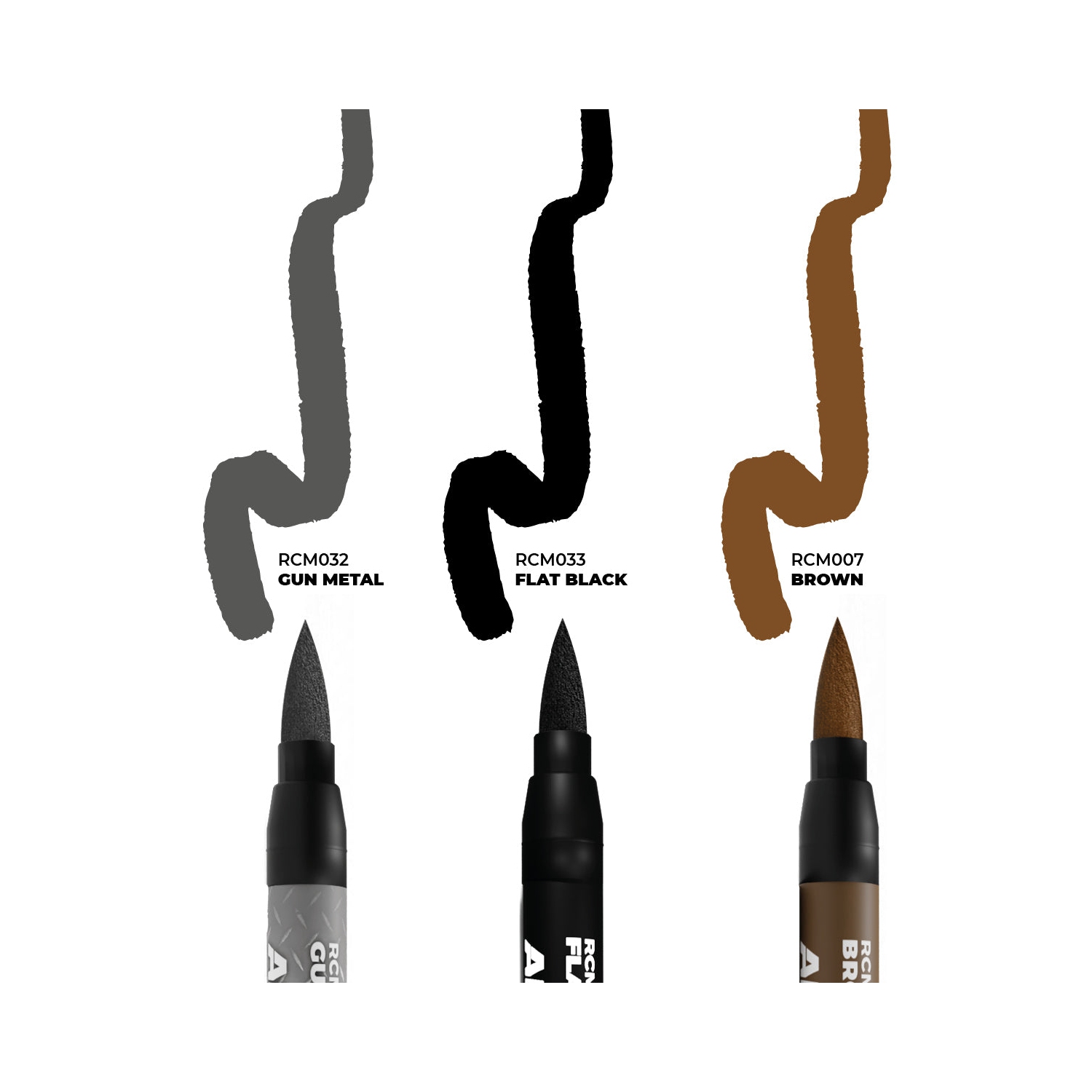 Ensemble de 3 marqueurs interactifs AK Real Colors Markers