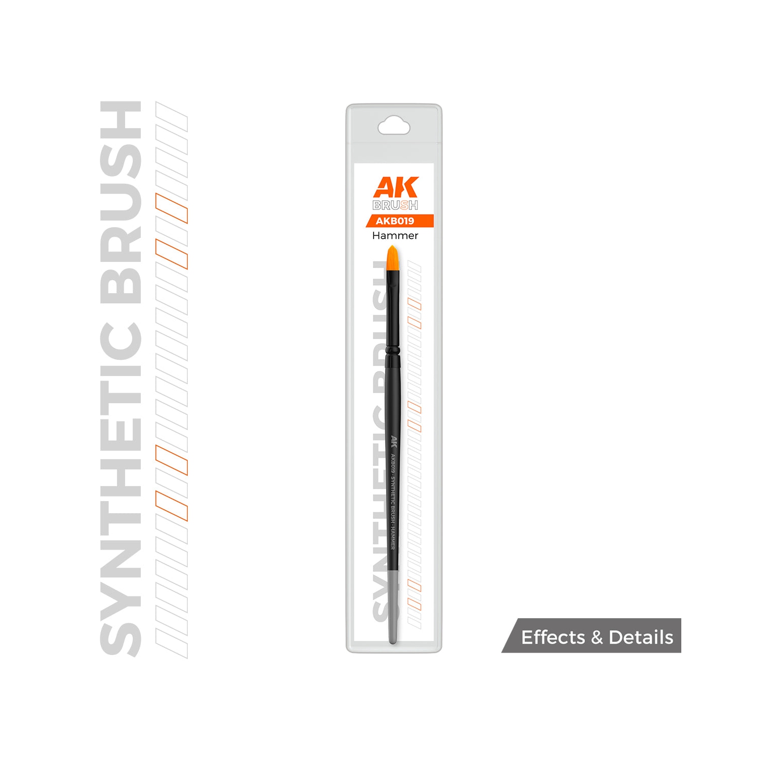 Brosse synthétique interactive AK - Marteau