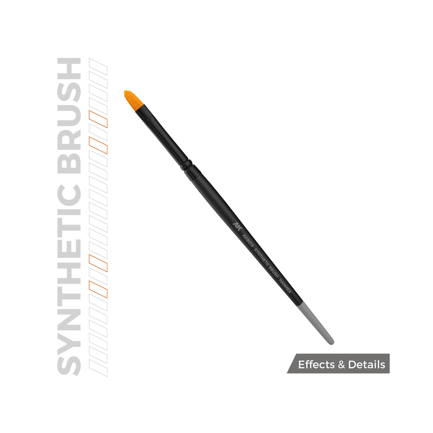 Brosse synthétique interactive AK - Marteau