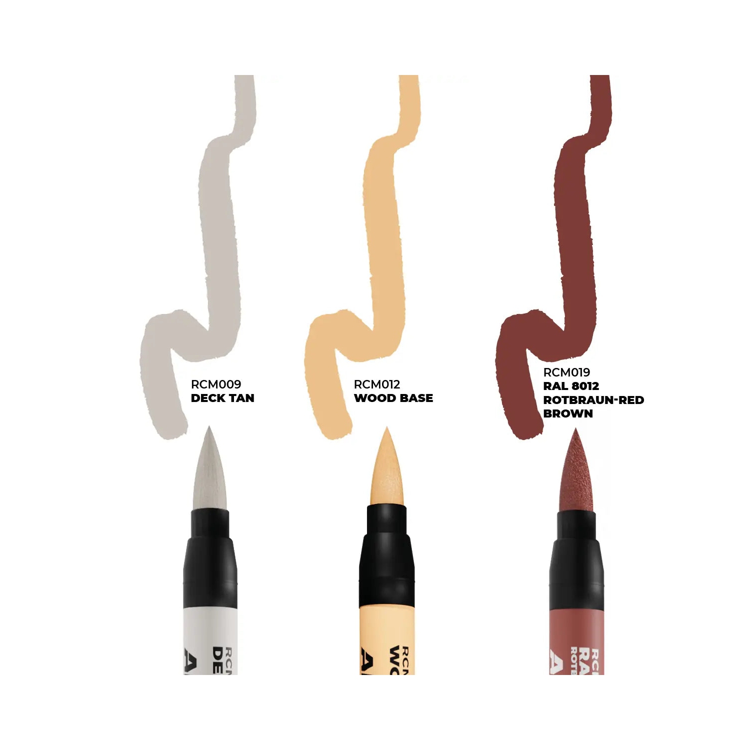 AK Interactive Ships & Decks -Set of 3 Markers