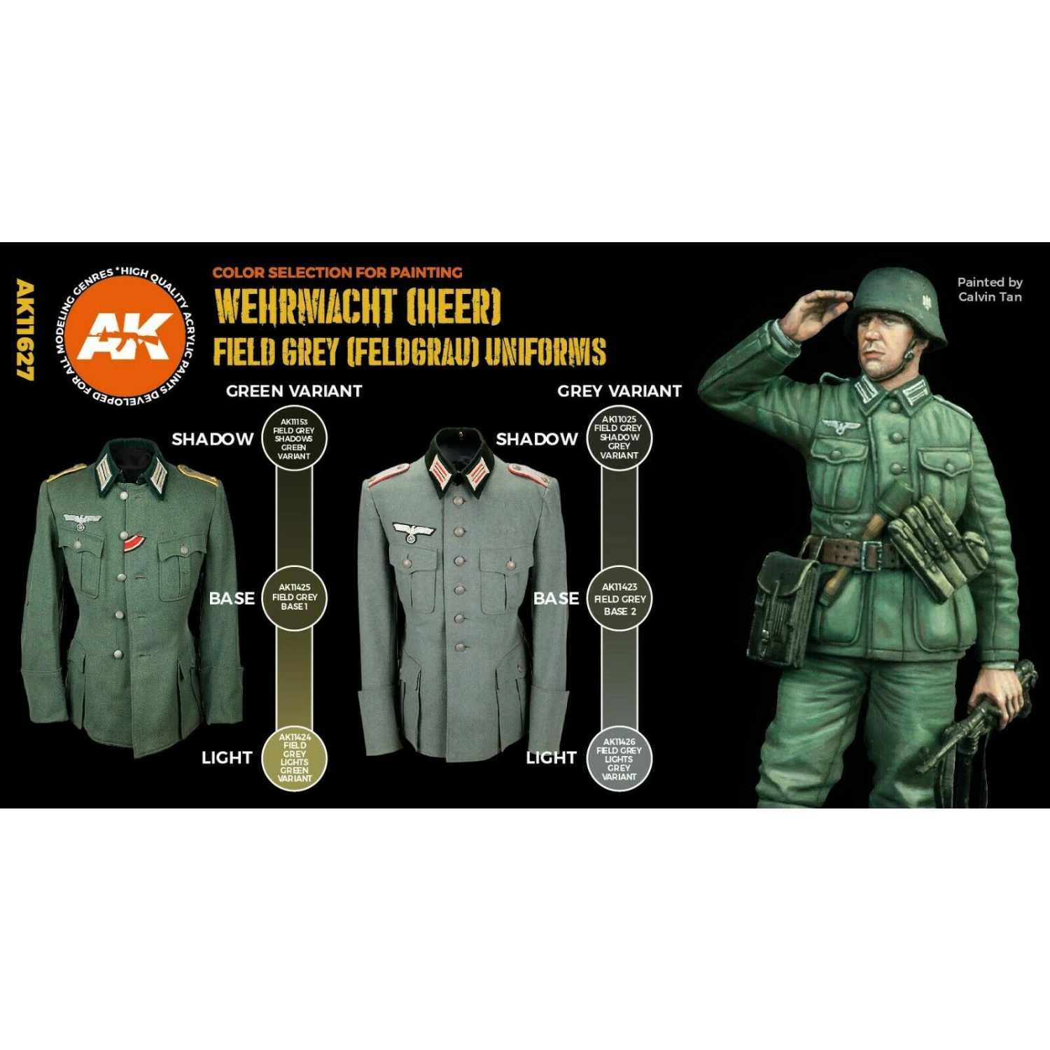 Uniformes AK Interactive 3G German Field Grey Nouveau