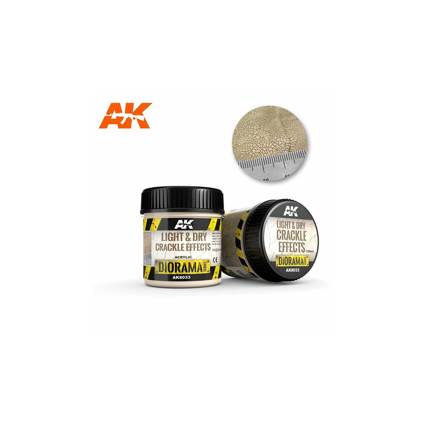 Effets craquelés secs et lumineux interactifs AK - 100&nbsp;ml Nouveau