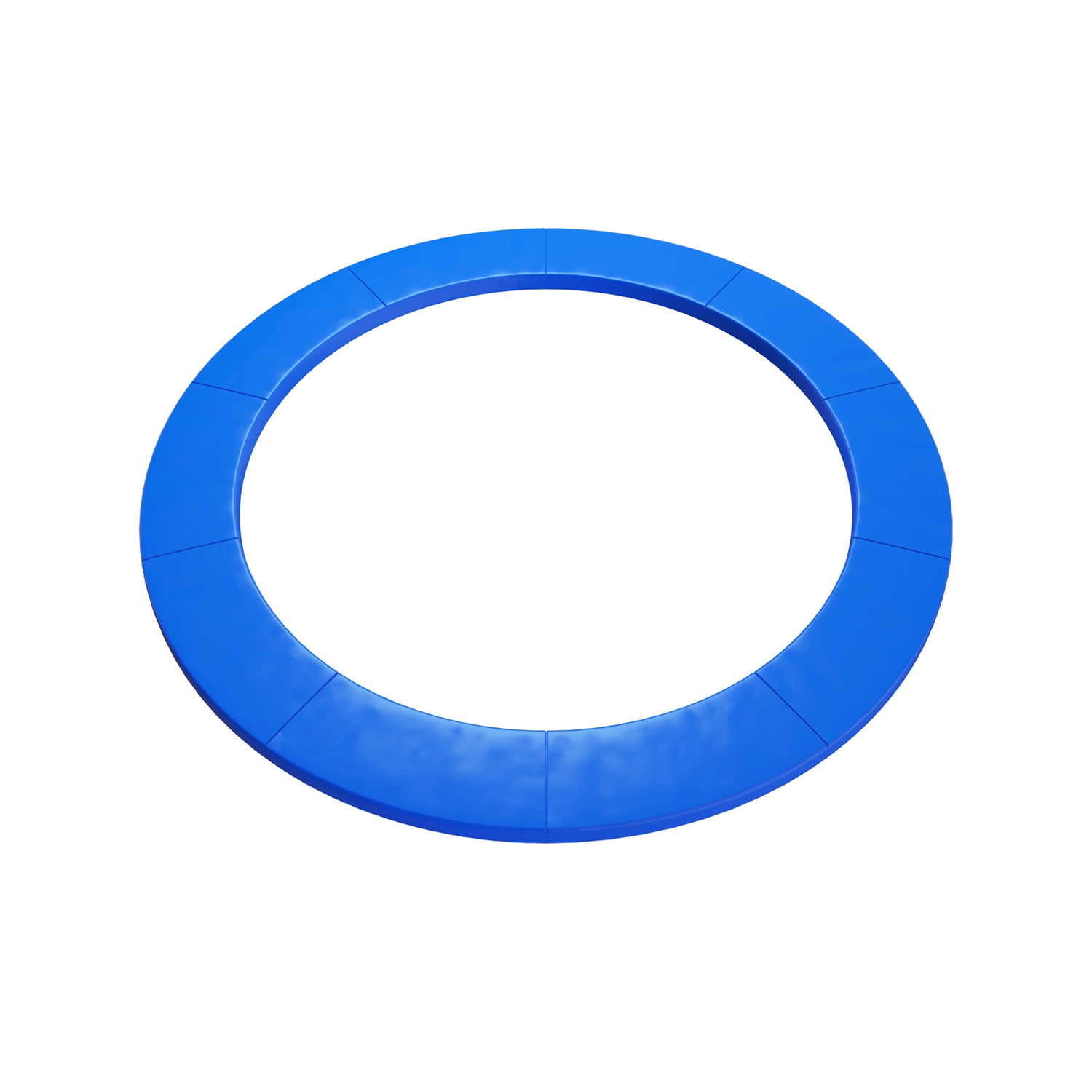 Topbuy – Tapis de sécurité rond de rechange pour trampoline, 12 pi, contour bleu
