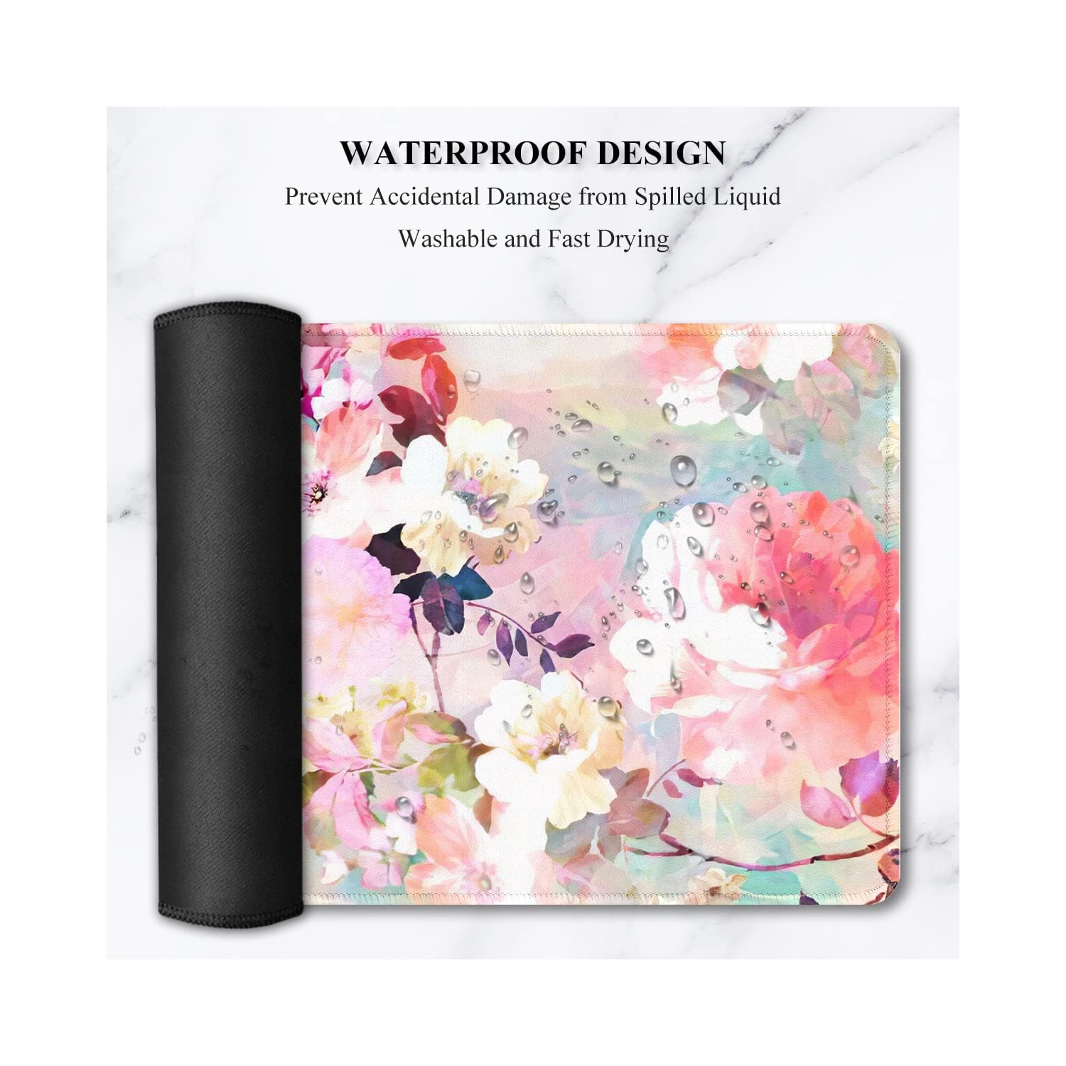 Large Mouse Extension Gaming Mouse Pad, Large Office Accessory Pad for Computer Keyboard and Laptop, School Office Home Desktop Protective Mouse