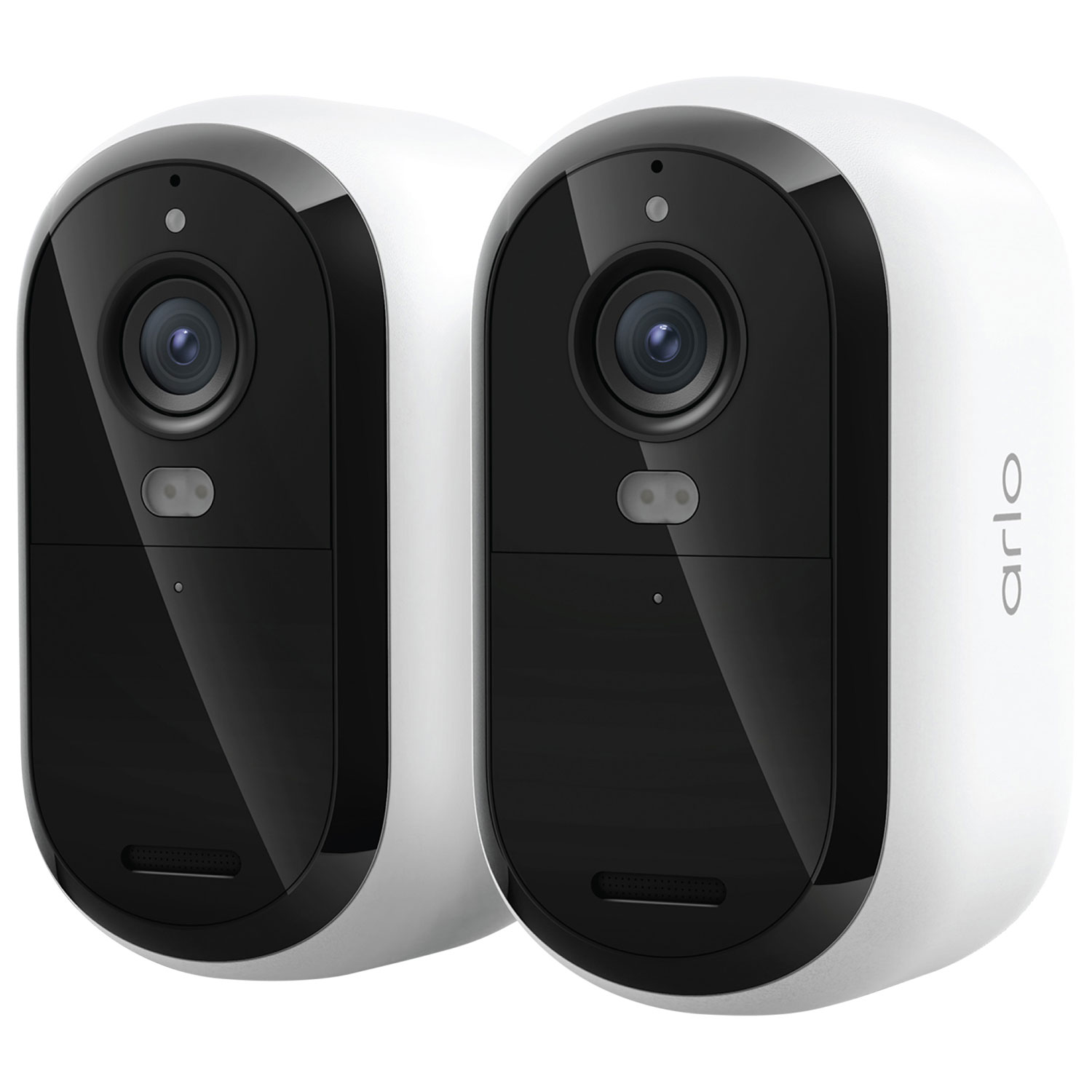 Caméra de surveillance 2K sans fil 3e génération Arlo Essential - Paquet de 2 - Blanc