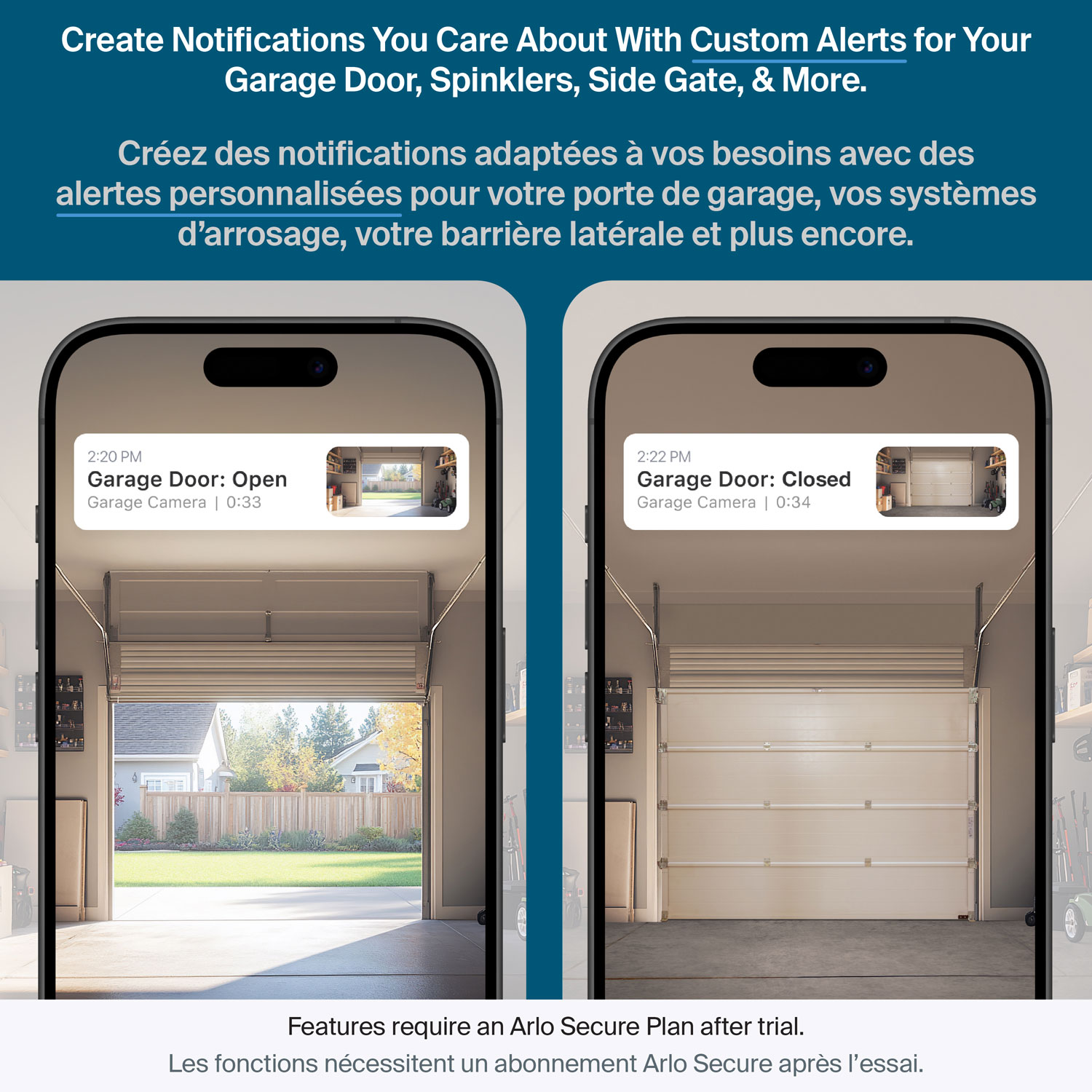 Caméra de surveillance sans fil 2K HDR 6e génération Arlo Pro - Blanc - Paquet de 3 - Exclusivité Best Buy