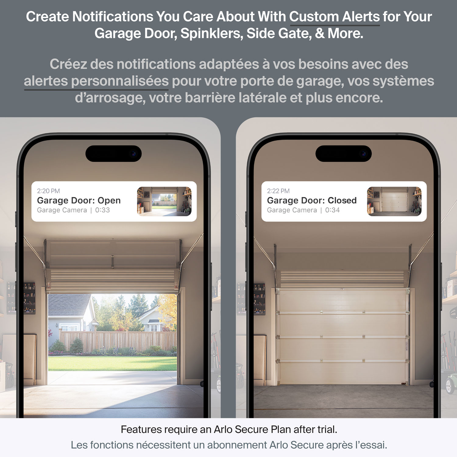 Caméra de surveillance sans fil HDR 4K 3e génération Arlo Ultra - Blanc - Paquet de 2