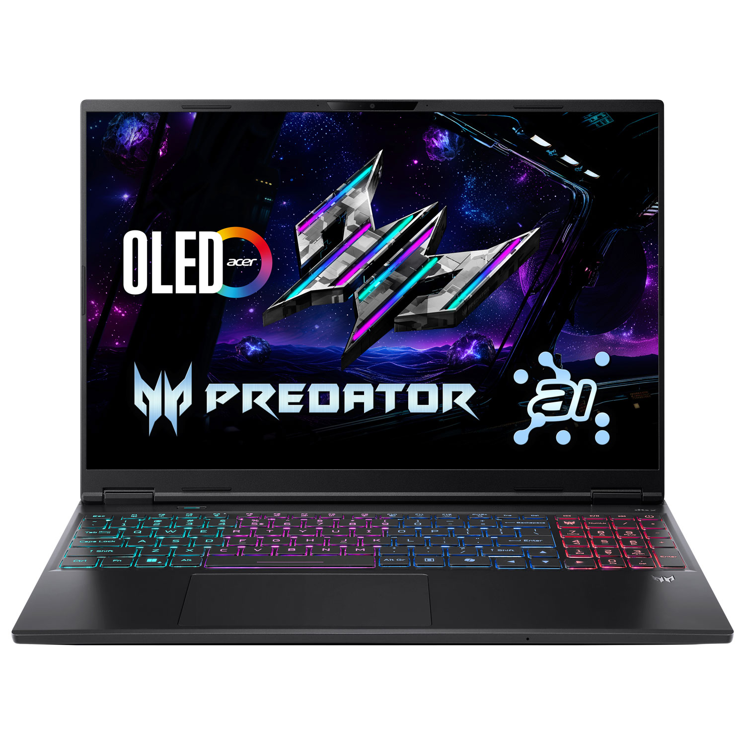 Portable de jeu de 16 po Predator Helios Neo S d'Acer - Noir volcanique