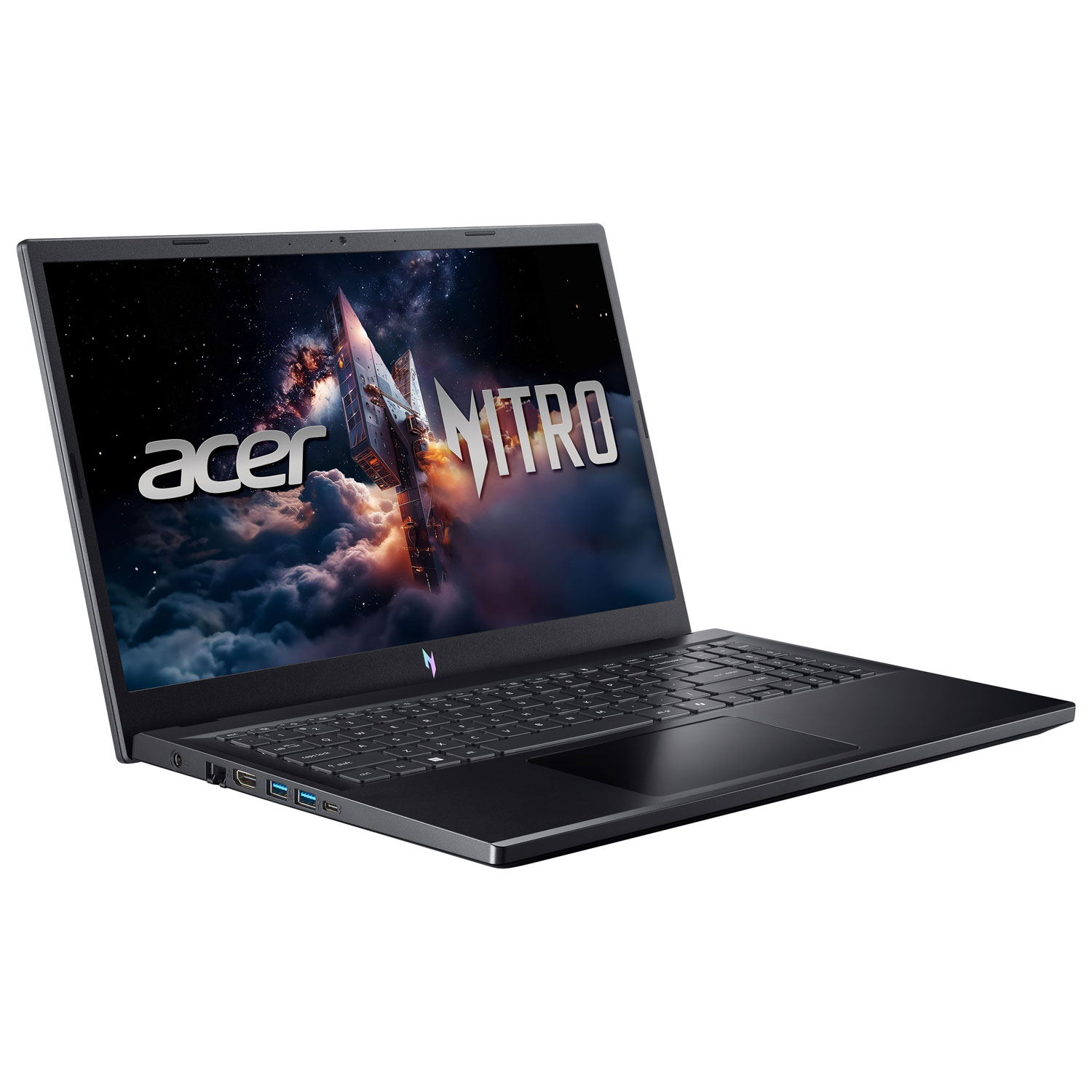 Portable de jeu de 15,6 po Nitro V d'Acer - Noir volcanique