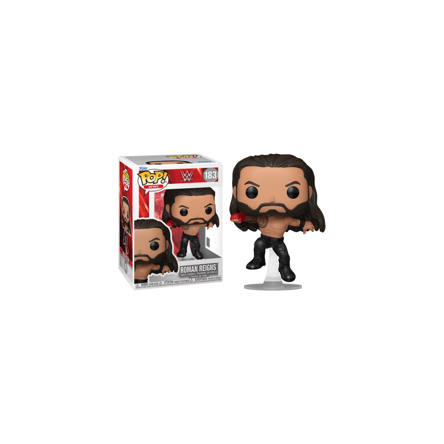 Figurine Pop! De Funko Figurine en vinyle WWE Roman Reigns no 183