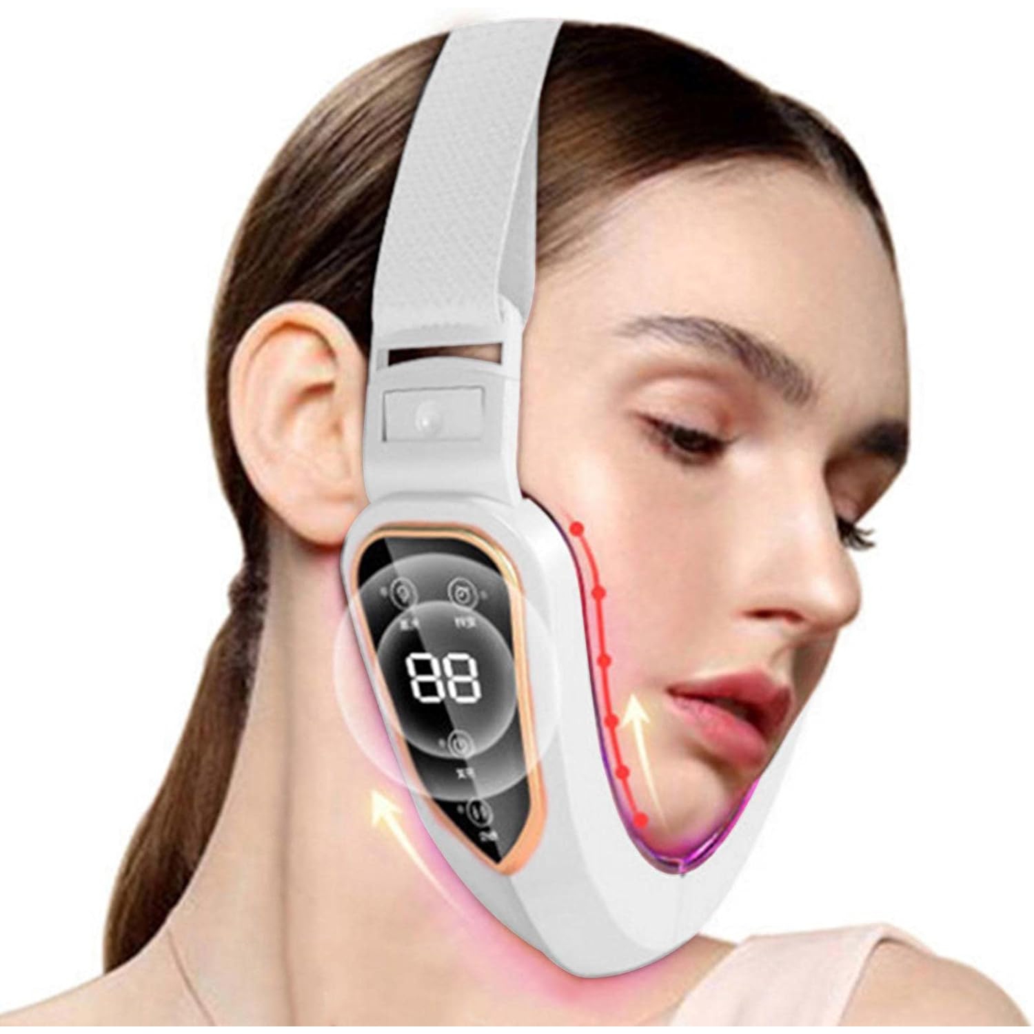 Smart Electric V Face Shaping Massager, Double Chin Reducer, Facial ...