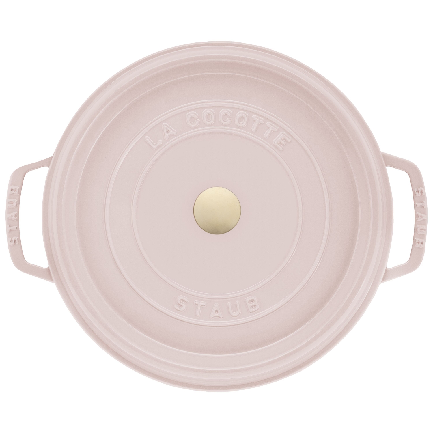 Cocotte ronde en fonte 6,75&nbsp;L DE STAUB La Cocotte, rose sorbet
