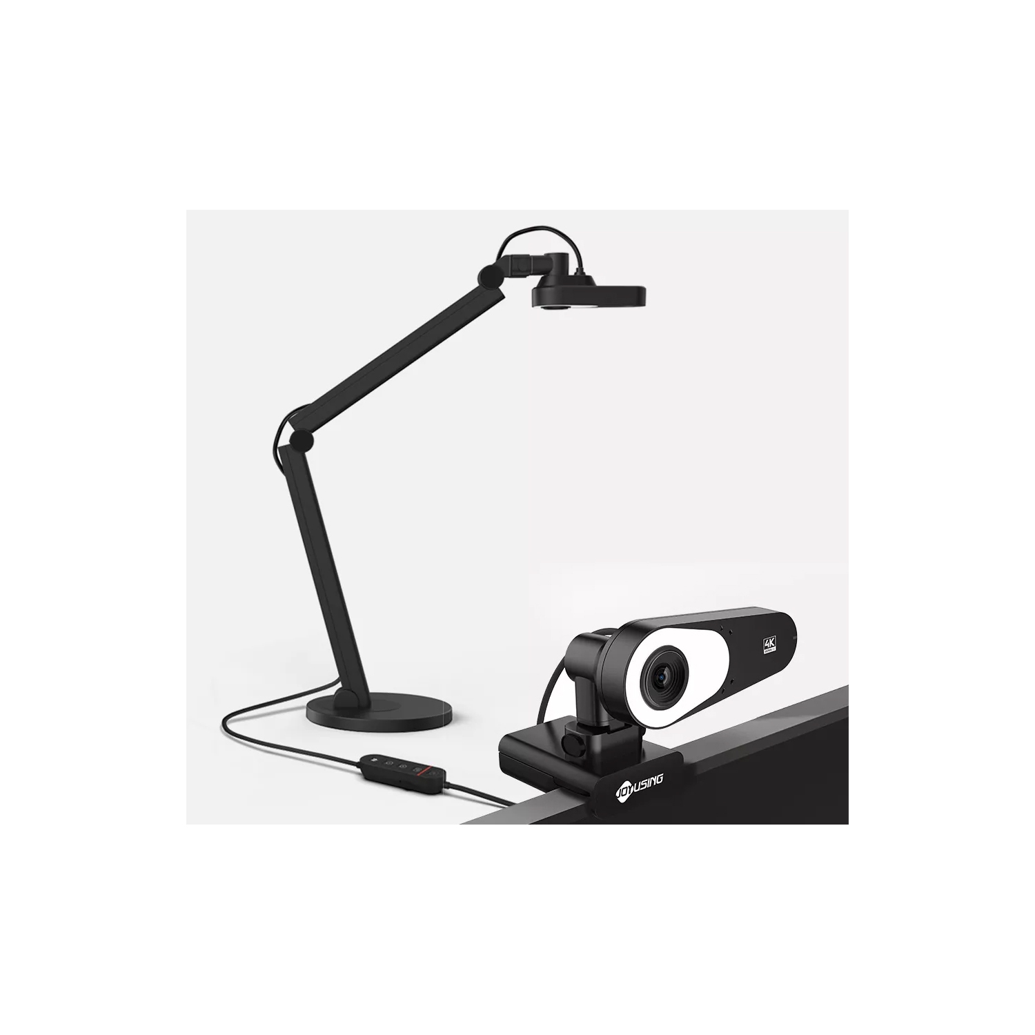 JOYUSING 4K Document Camera Webcam - Auto Focus Web Cam for Online Teaching, Web Conferencing & Distance Learning - Compatible with Mac, Windows &