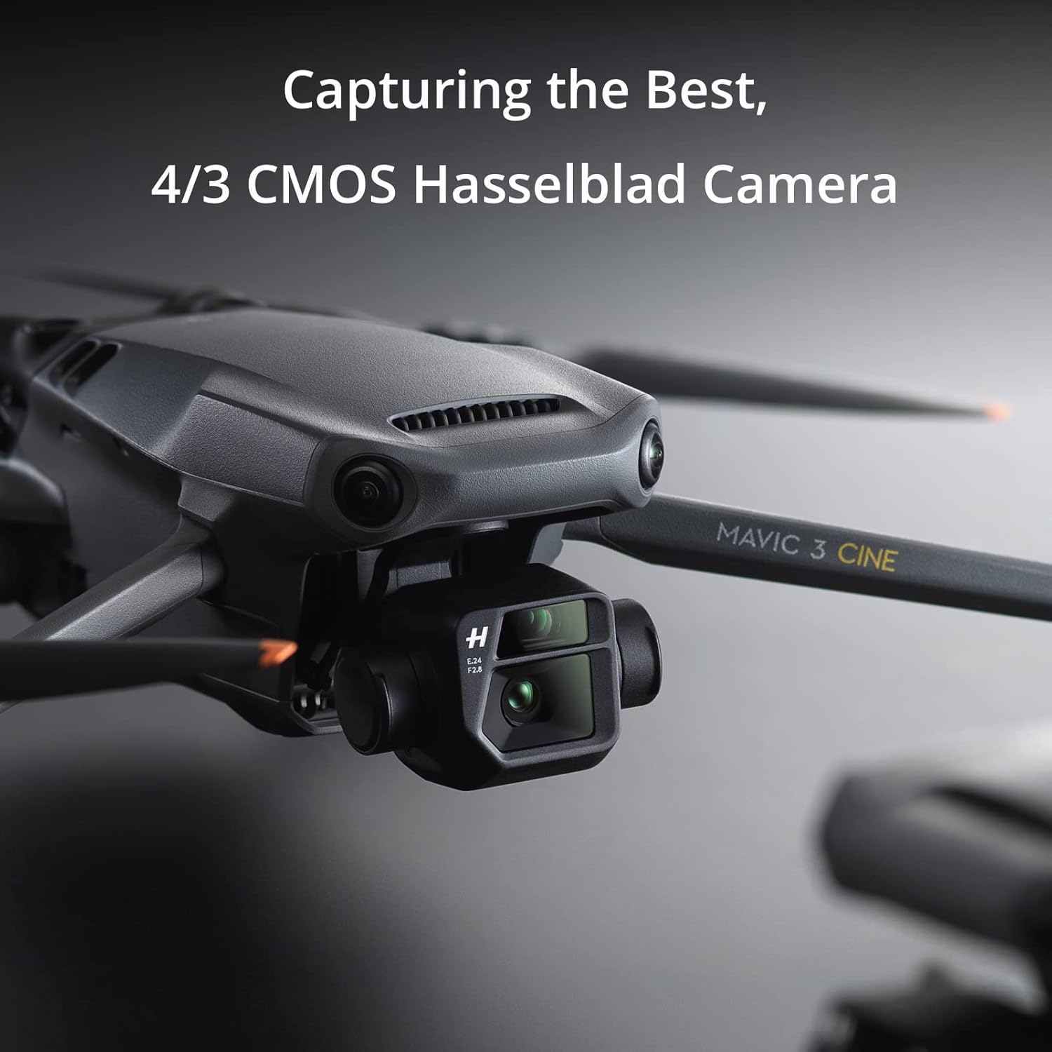 DJI Mavic 3 Cine Premium Combo - Camera Drone with 4/3 CMOS Hasselblad Camera, 5.1K Video, Omnidirectional Obstacle Sensing, 46-Min Flight