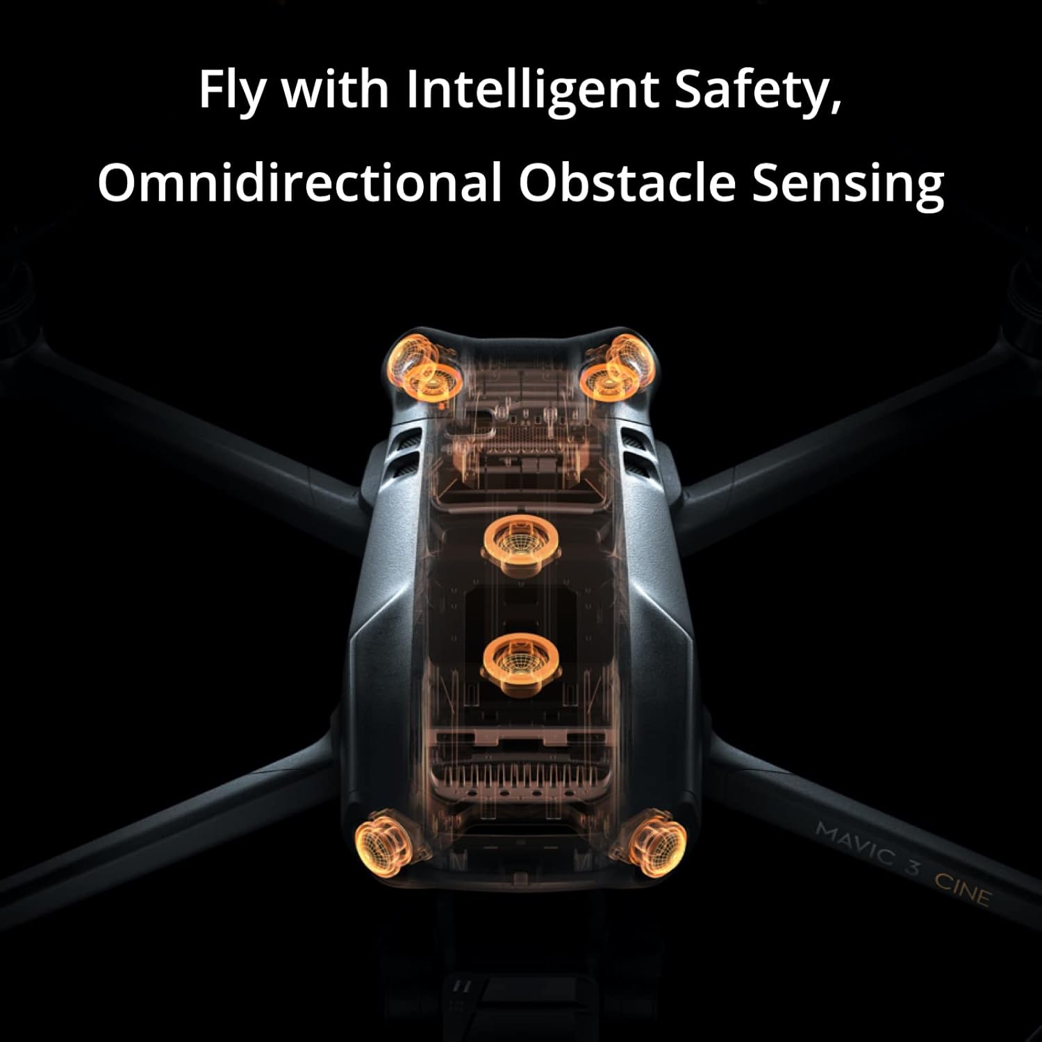 DJI Mavic 3 Cine Premium Combo - Camera Drone with 4/3 CMOS Hasselblad Camera, 5.1K Video, Omnidirectional Obstacle Sensing, 46-Min Flight