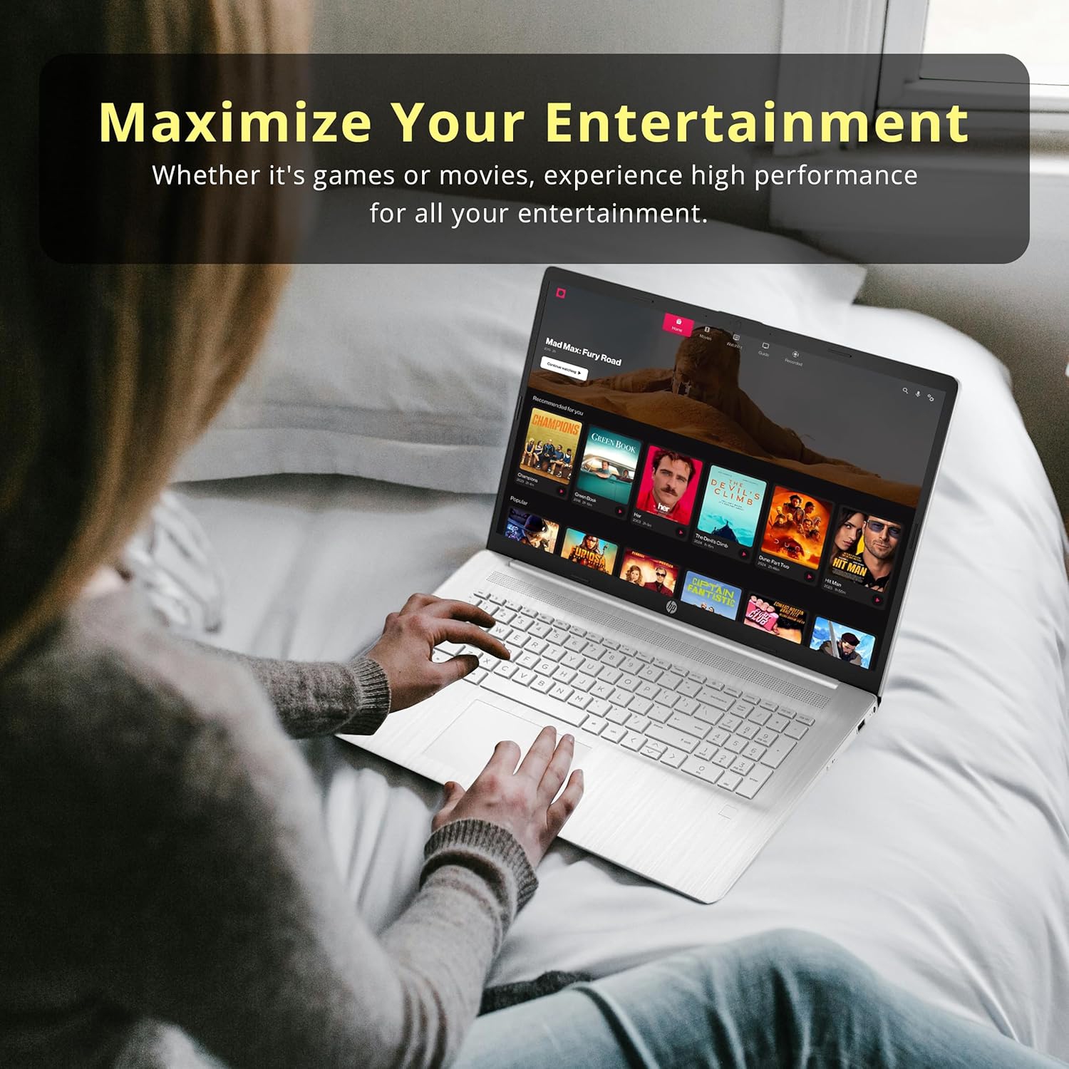 HP 17.3" FHD IPS Laptop, Intel i5-1334U,1.16TB Storage,32GB RAM,Iris Xe Graphics, Backlit Keyboard, Fingerprint, Wi-Fi 6, Win 11 Pro, Silver