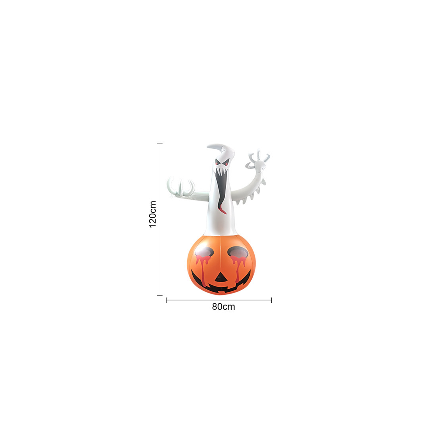 LED Halloween inflatable decoration ghost pumpkin outdoor waterproof lawn garden layout horror funny atmosphere hanging ornaments Christmas decoration
