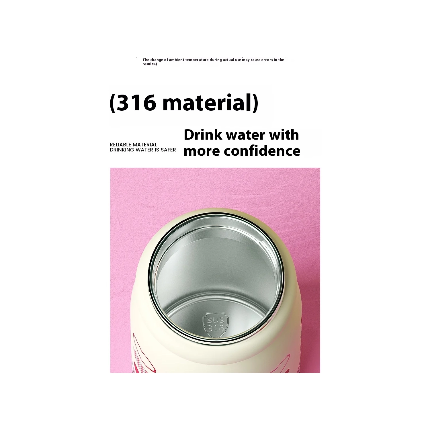 ins new earth cup cartoon straw water cup student portable cute 316 stainless steel insulation cup ball cup -Red