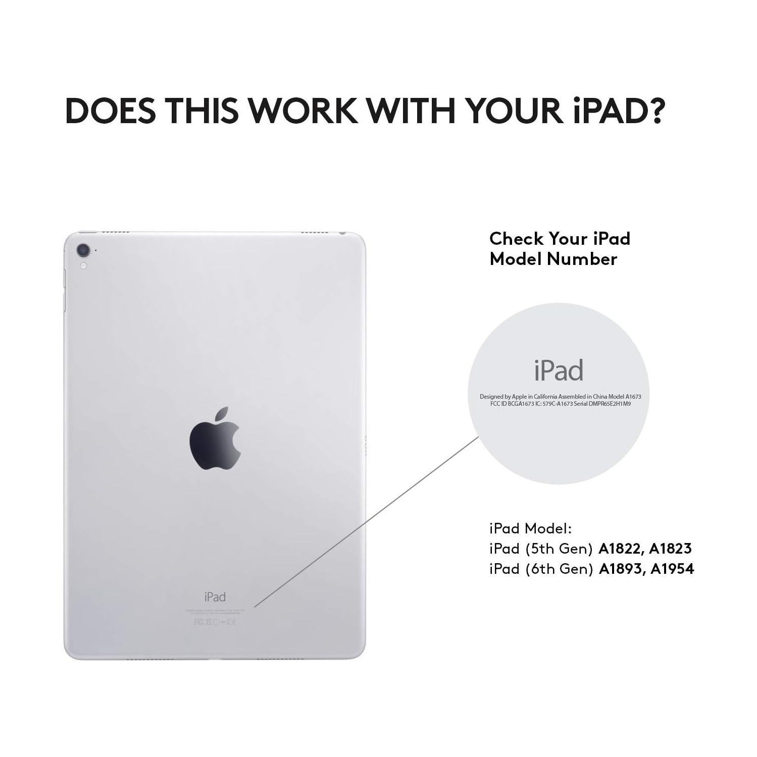 Logitech Slim Folio iPad Keyboard Case for iPad 9.7" - Black (920-009017)