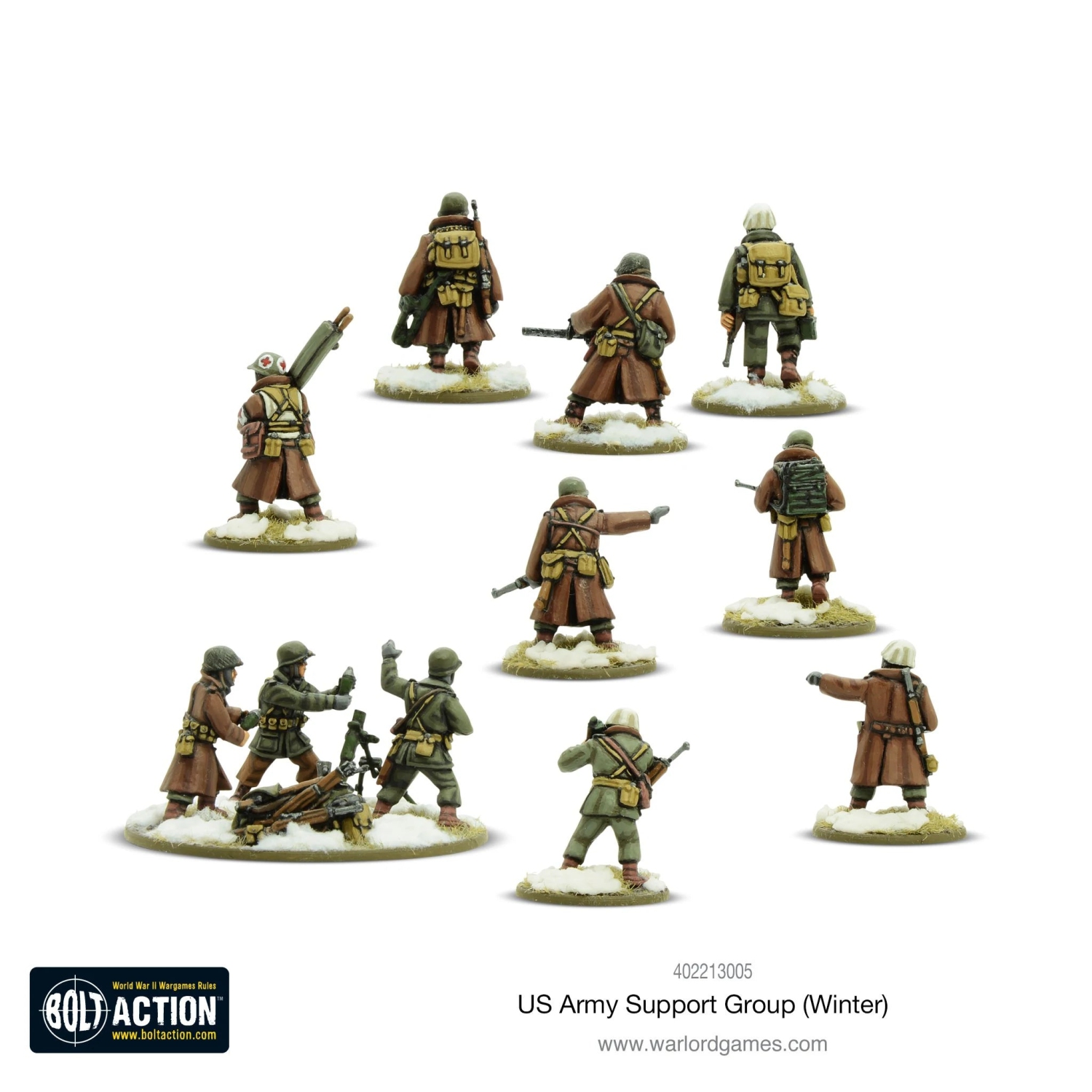 Bolt Action US Army Winter Support Group New