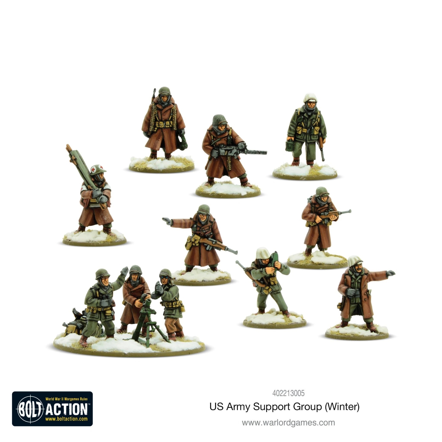 Bolt Action US Army Winter Support Group New