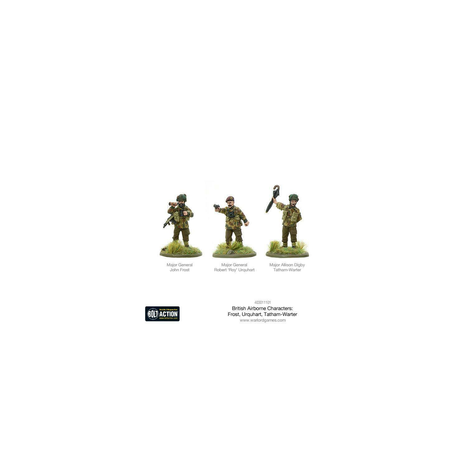 Bolt Action British Airborne Characters New