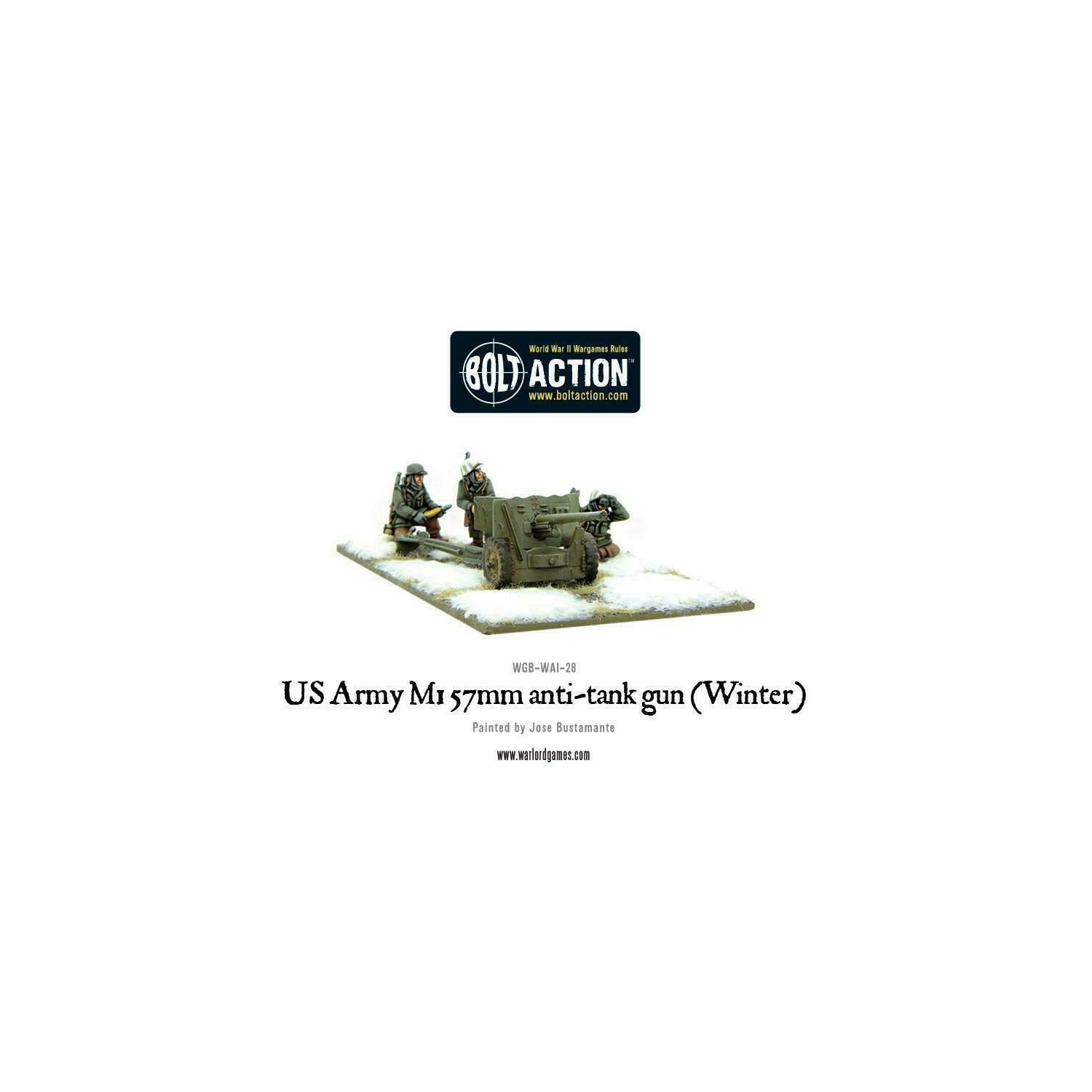 Bolt Action US Army M1 57mm Anti-Tank Gun (Winter) New