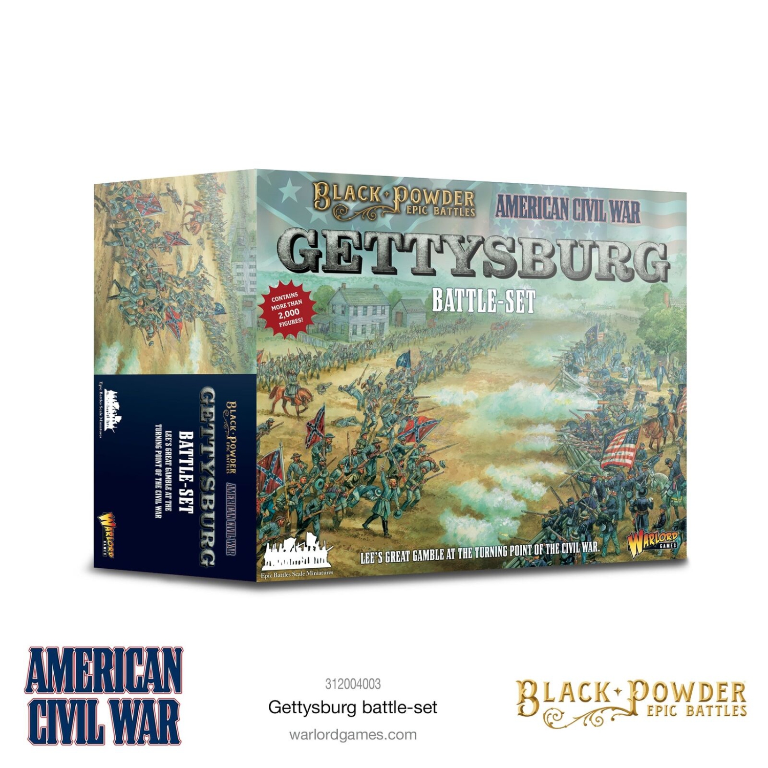 Black Powder Epic Battles - American Civil War Gettysburg battle-set