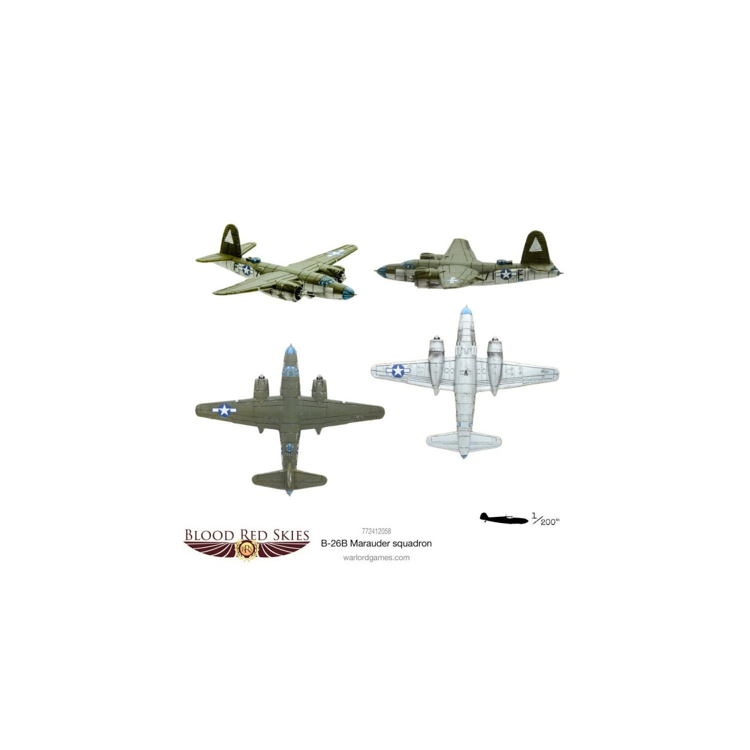 Blood Red Skies B-26 B Marauder Squadron