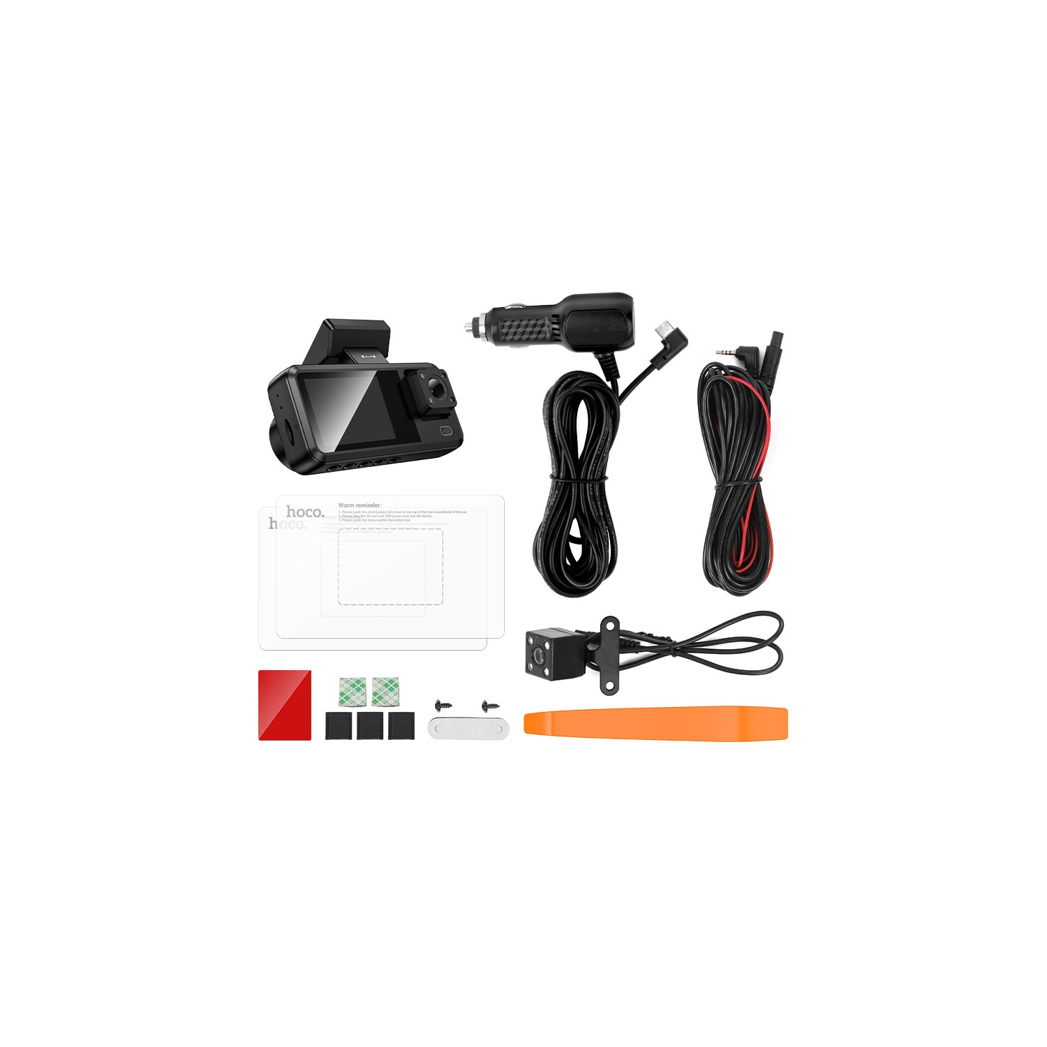 Caméra de tableau de bord avec enregistreur de conduite à trois canaux DV15