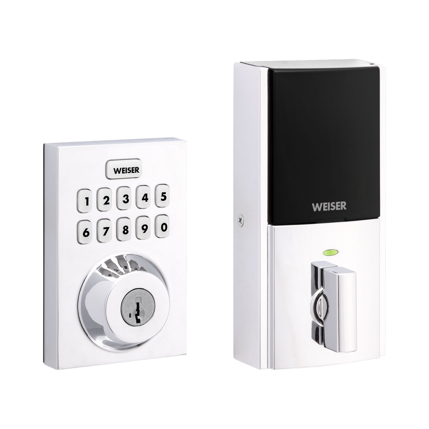 Pêne dormant traditionnel HomeConnect 620 de Weiser avec technologie Z-Wave - Clé intelligente