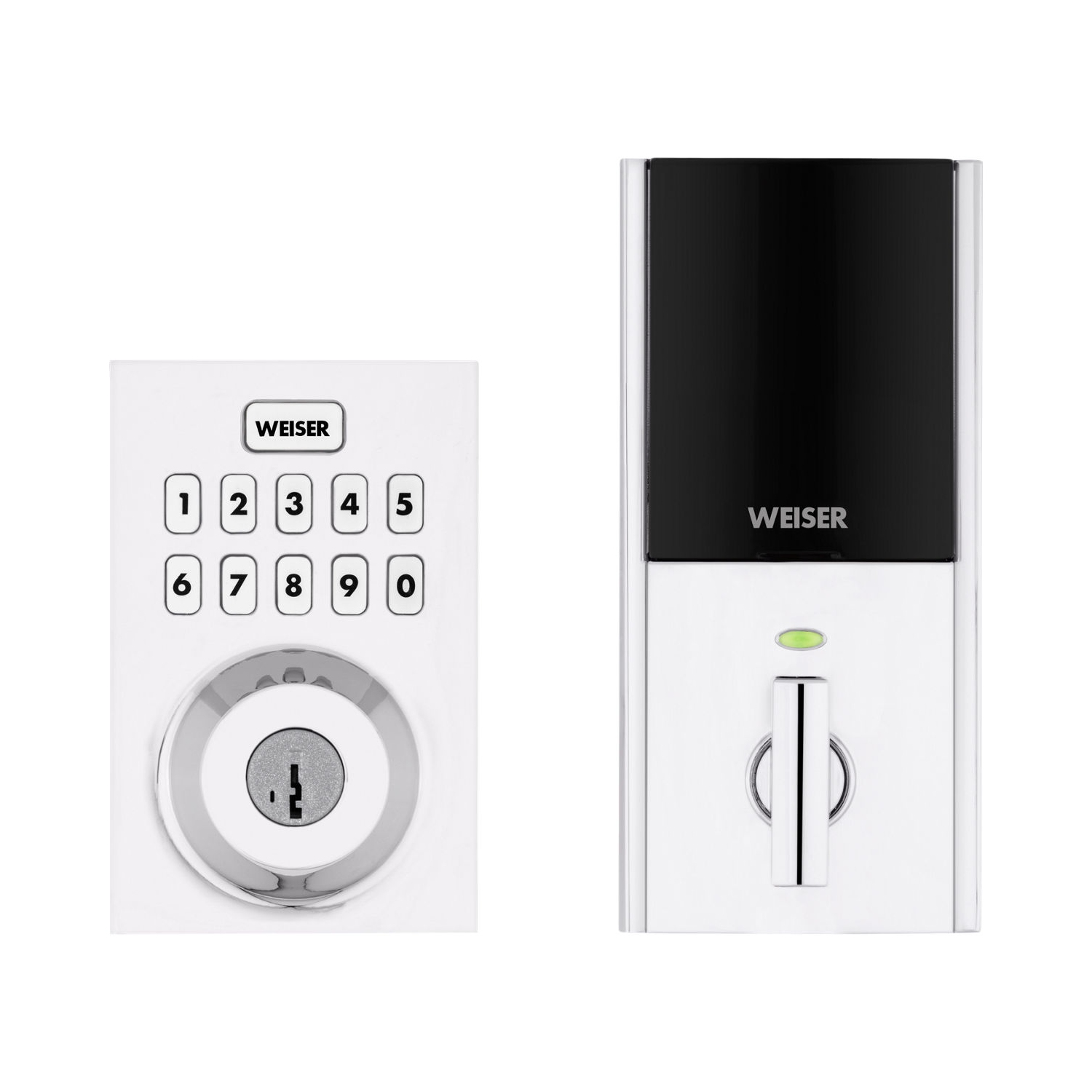 Pêne dormant traditionnel HomeConnect 620 de Weiser avec technologie Z-Wave - Clé intelligente